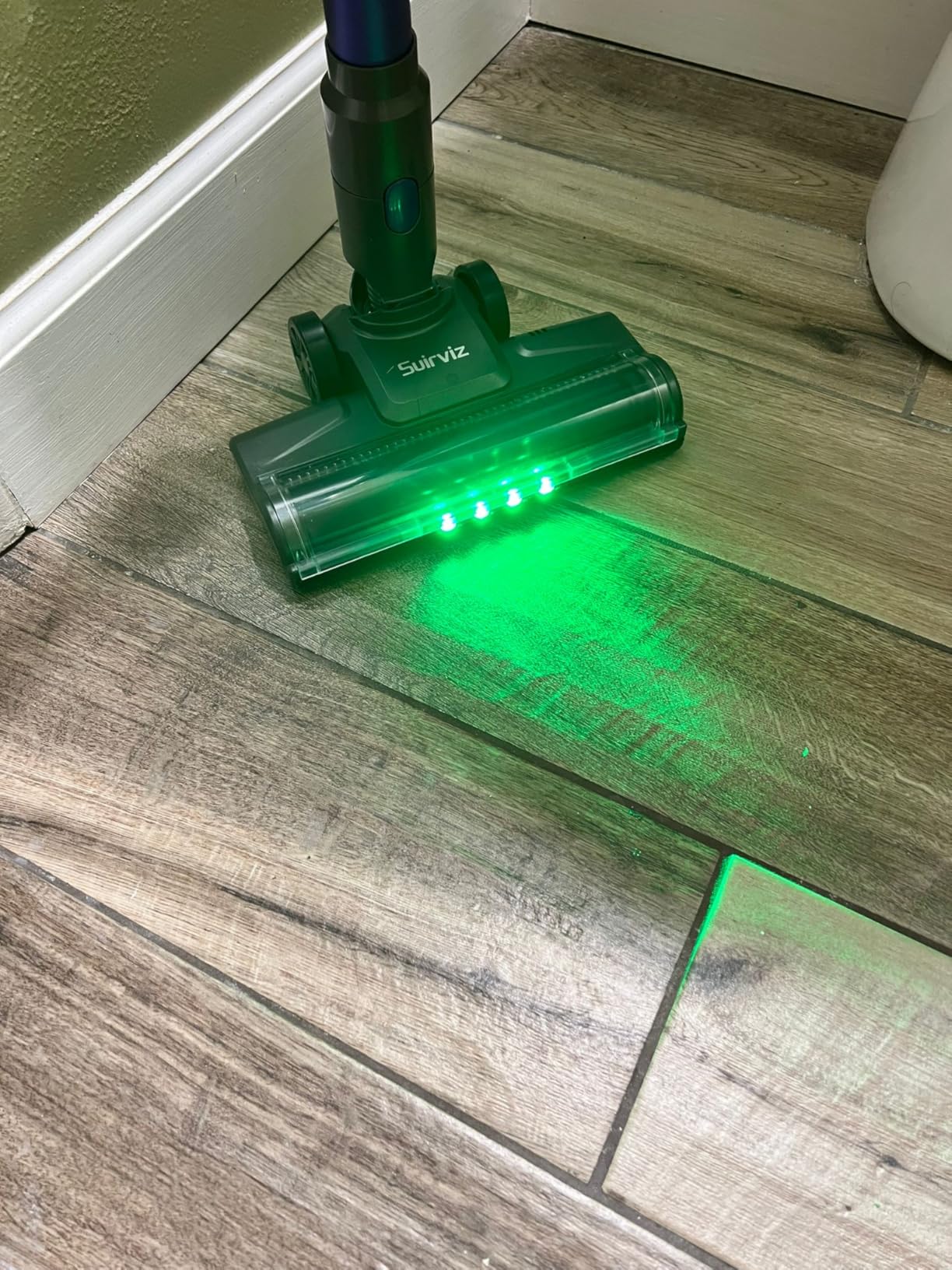 Cordless Vacuum Cleaner, 40KPA/35Mins, Green LED Light, Lightweight Stick Vacuum Self-Standing, Vacuum Cleaners for Home Handheld Vacuum for Pet Hair, Carpet, and Hard Floors, U8 - Customer Photo 2