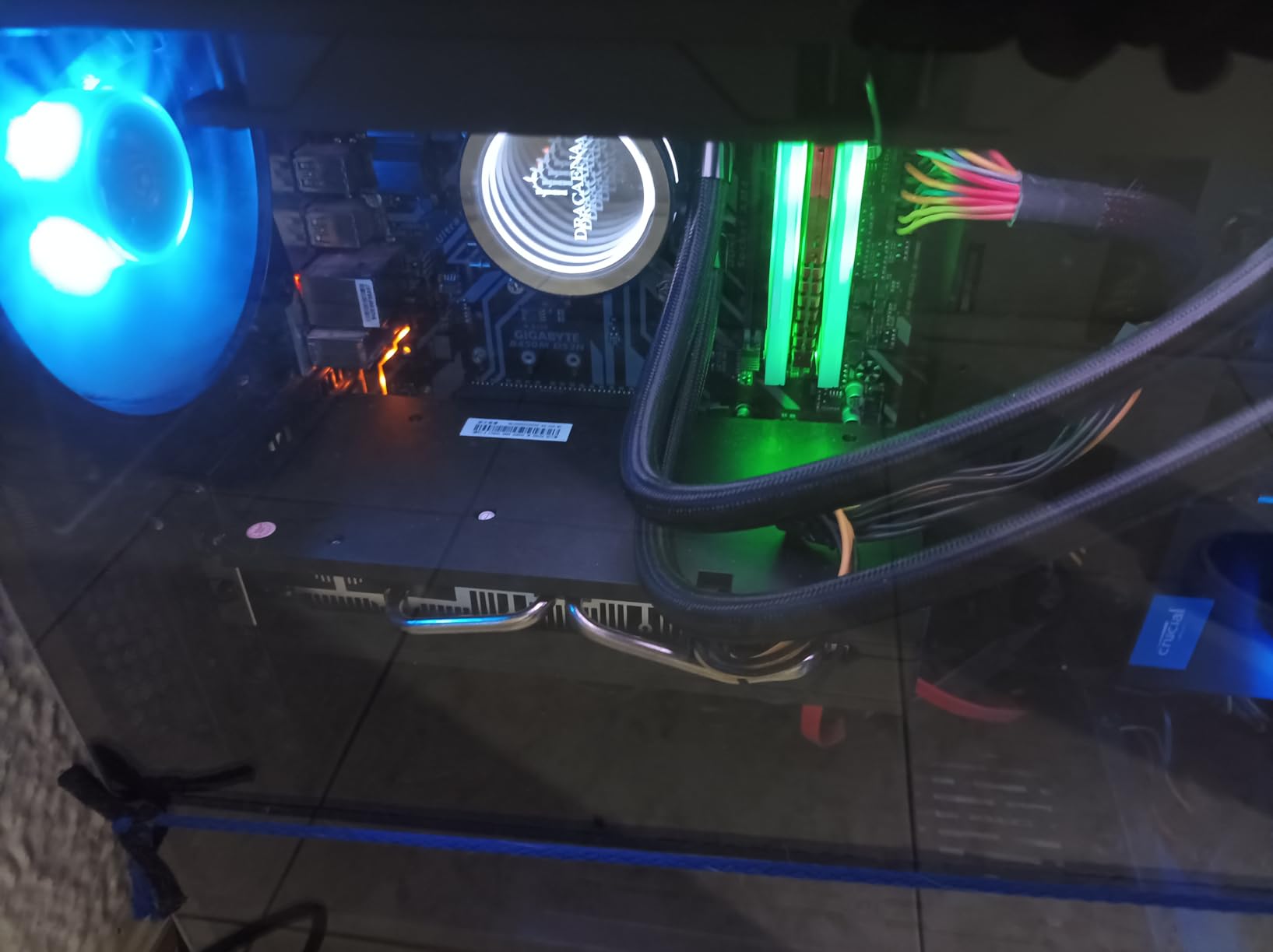 RX 580 8GB Graphics Card, 2048SP GDDR5 256 Bit GPU, PCIE 3.0 Gaming Video Card, Dual Fans Cooling, Gaming Card with HDMI/DP/DVI Ports, Desktop Graphics, GPU Video Card for Desktop Computer Customer Review RX 580 8GB Graphics Card, 2048SP GDDR5 256 Bit GPU, PCIE 3.0 Gaming Video Card, Dual Fans Cooling, Gaming Card with HDMI/DP/DVI Ports, Desktop Graphics, GPU Video Card for Desktop Computer - Customer Photo 1