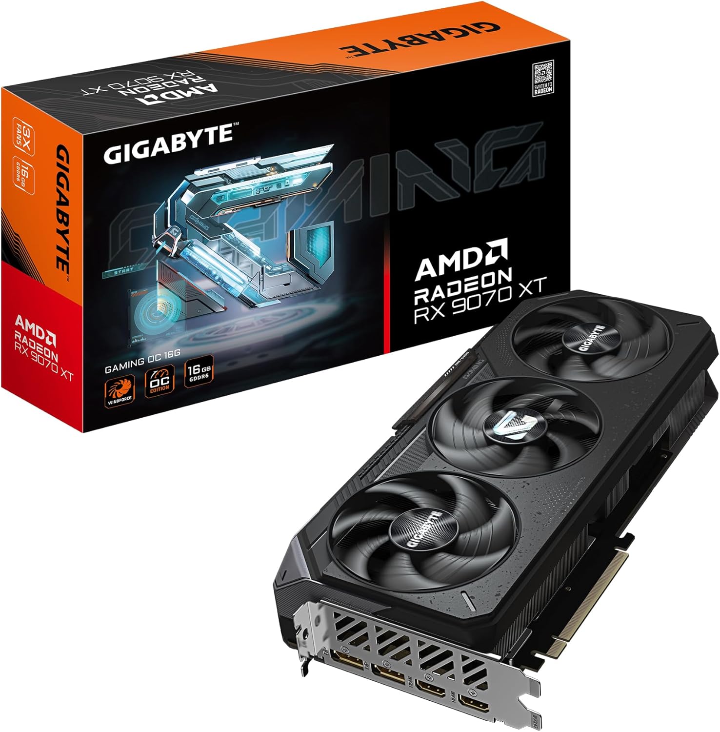 GIGABYTE Radeon RX 9070 XT Gaming OC 16G Graphics Card, PCIe 5.0, 16GB GDDR6, GV-R9070XTGAMING OC-16GD Video Card customer photo 1