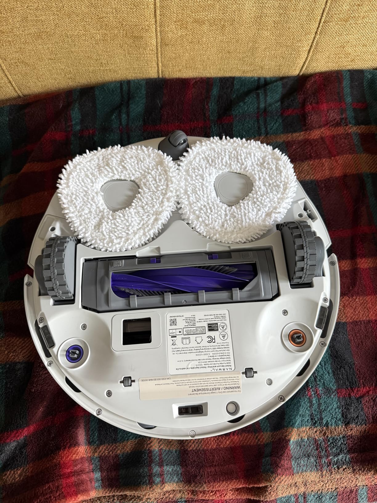 NARWAL Freo Z10 Robot Vacuum and Mop Combo, Tangle Free Robot Mop, 15,000Pa Suction, Adapts to Hard-to-Reach Areas, Self-Emptying, Mop Washing & Drying, Obstacle Avoidance, for Pet Hair & Hard Floor Customer Review NARWAL Freo Z10 Robot Vacuum and Mop Combo, Tangle Free Robot Mop, 15,000Pa Suction, Adapts to Hard-to-Reach Areas, Self-Emptying, Mop Washing & Drying, Obstacle Avoidance, for Pet Hair & Hard Floor - Customer Photo 1
