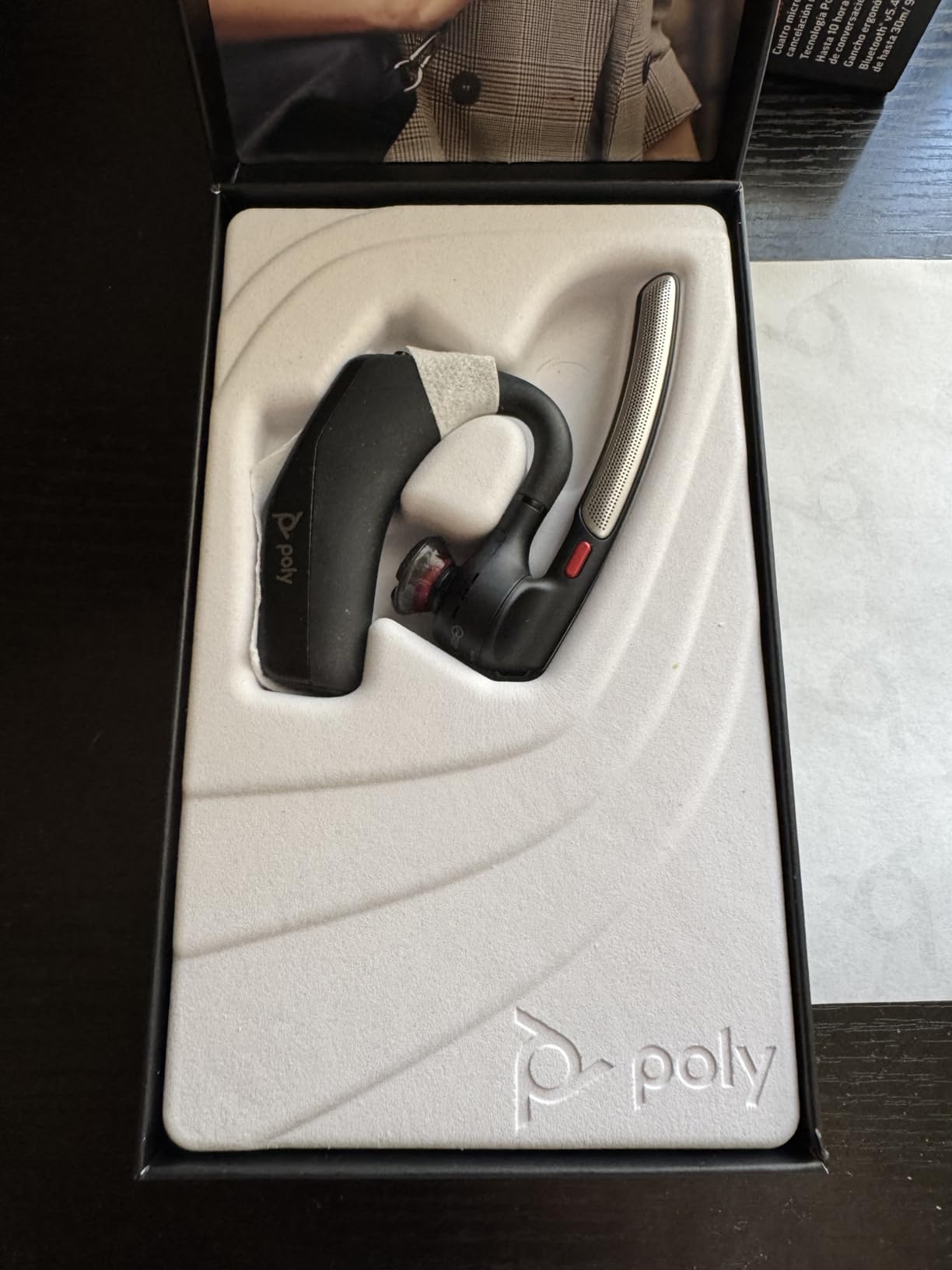 POLY Voyager Legend 30 - Bluetooth Headphones with Mic - Discreet Boom & 4 Noise-Canceling Mics - WindSmart Technology - All-Day Comfort - Seamless Connectivity - Smart Sensors & Call Controls - Customer Photo 2
