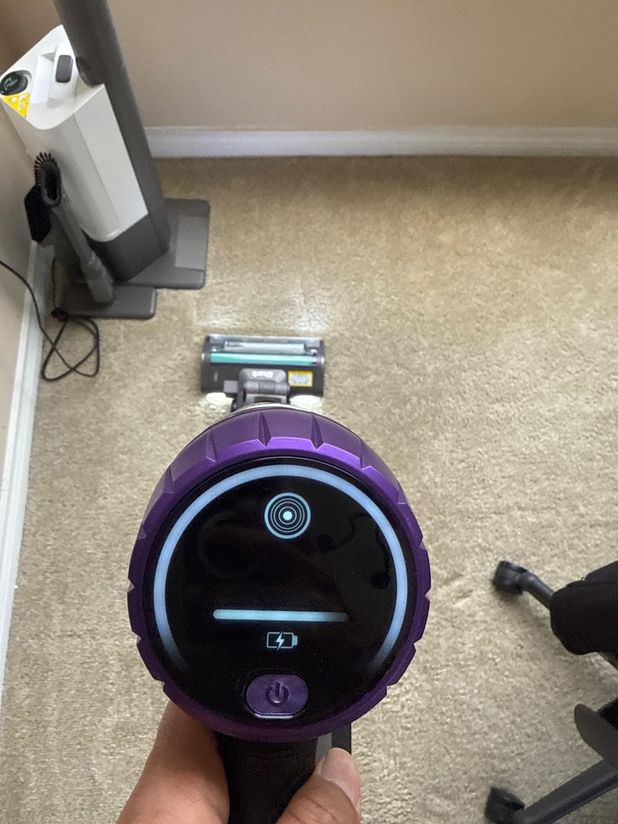 Shark PowerDetect Pet Plus Clean & Empty Cordless Stick Vacuum & Auto-Empty System, Powerful Suction, HEPA Filtration, Carpet & Hard Floor, Portable, Stick Vacuum for Pet Hair, Dark Gray, IP3253 - Customer Photo 2