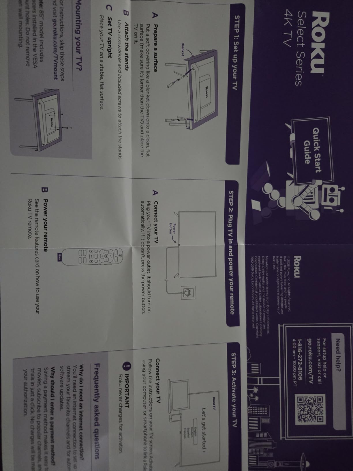 Roku Smart TV 2025 – 65-Inch Select Series, 4K HDR TV – RokuTV with Enhanced Voice Remote – Flat Screen LED Television with Wi-Fi for Streaming Live Local News, Sports, Family Entertainment Customer Review Roku Smart TV 2025 – 65-Inch Select Series, 4K HDR TV – RokuTV with Enhanced Voice Remote – Flat Screen LED Television with Wi-Fi for Streaming Live Local News, Sports, Family Entertainment - Customer Photo 3