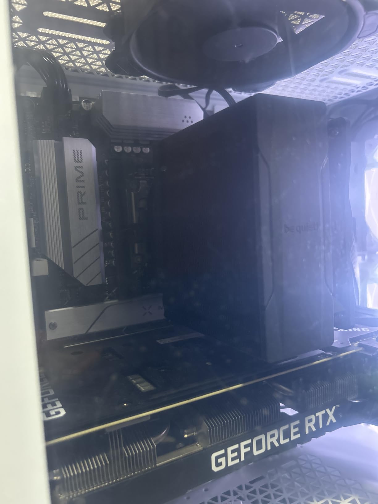 be quiet! Pure Rock 3 Black CPU Air Cooler | 4 High Performance 6mm Heat Pipes with HDT Technology | 120mm PWM Fan | AMD:AM4 AM5/Intel LGA 1700/1150/1151/1200 | Black | BK039 - Customer Photo 2