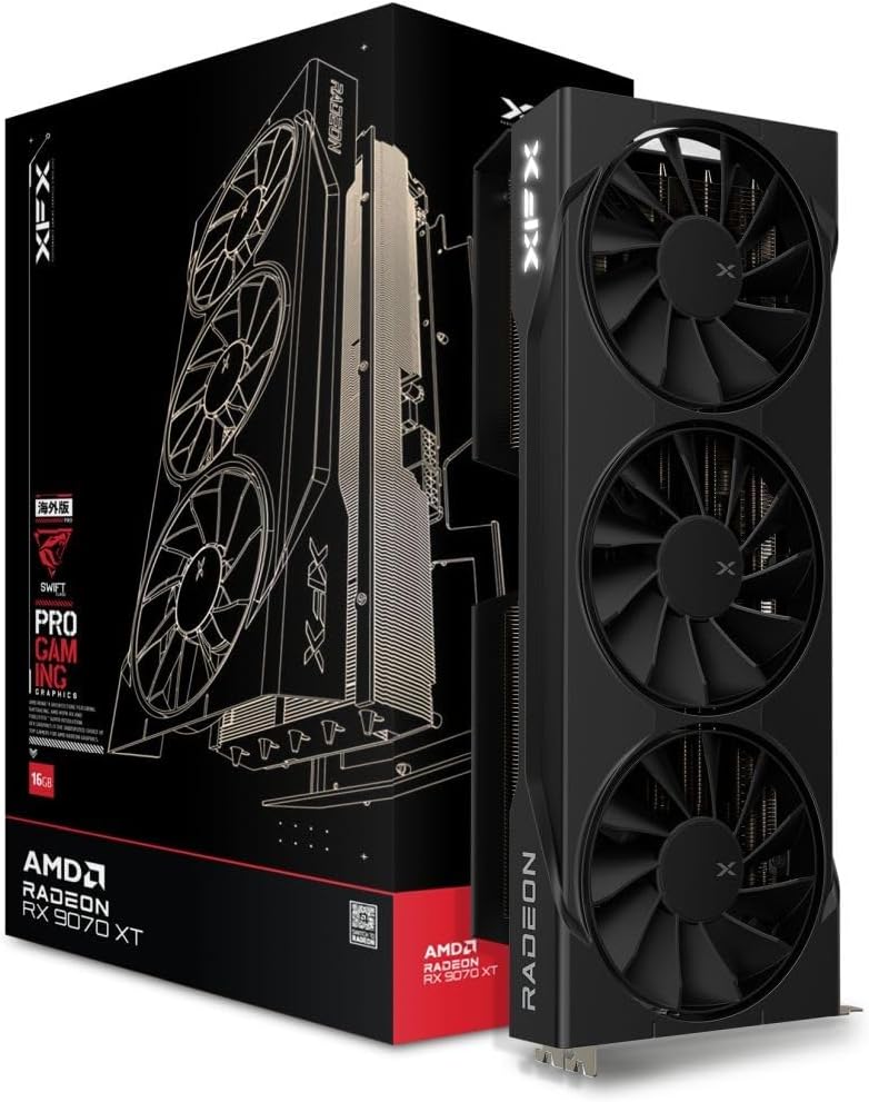 XFX Swift AMD Radeon RX 9070 XT Triple Fan Gaming Edition - Customer Photo 1
