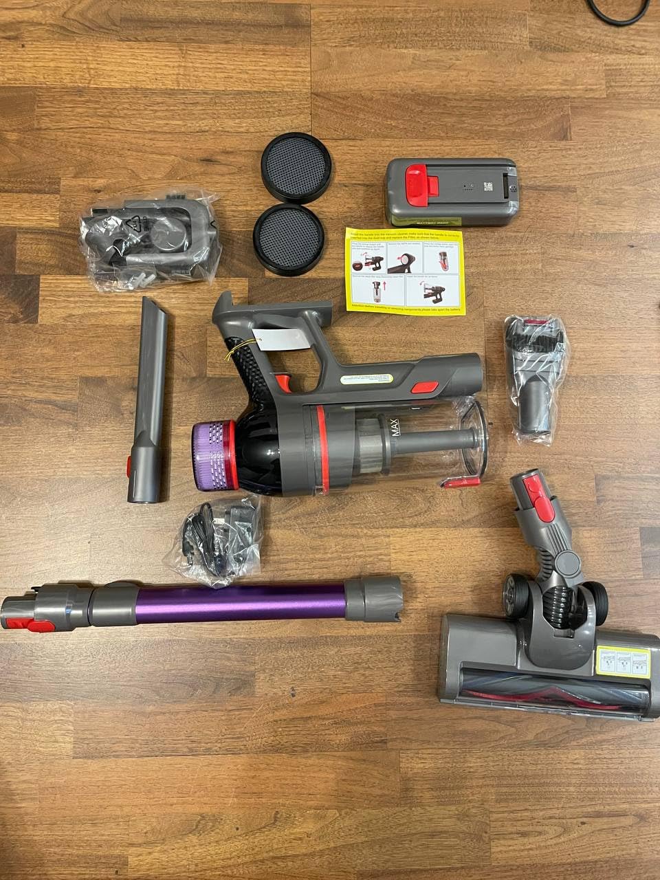 Roborock Dyad Pro Cordless Wet Dry Vacuum, Powerful Suction & Self-Cleaning, 50-Minute Runtime, Dual-Tank System, for Hard Floors, White/Gray Customer Review Roborock Dyad Pro Cordless Wet Dry Vacuum, Powerful Suction & Self-Cleaning, 50-Minute Runtime, Dual-Tank System, for Hard Floors, White/Gray - Customer Photo 1