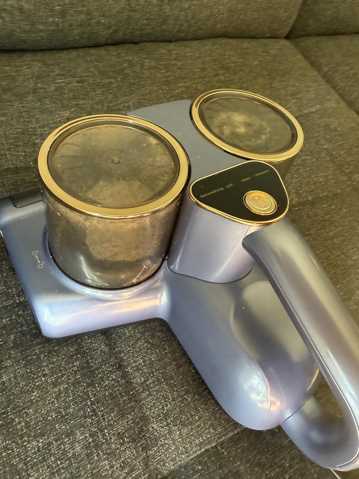 Mattress Vacuum Cleaner, 16kPa Bed Vacuum Cleaner with 253.7nm UV-C Light, Ultrasonic & 140℉ Heating, Dual Cup & Widen Suction Port Handheld Vacuums for Bed, Sofa, Couch, Crib (500W, Corded) - Customer Photo 2