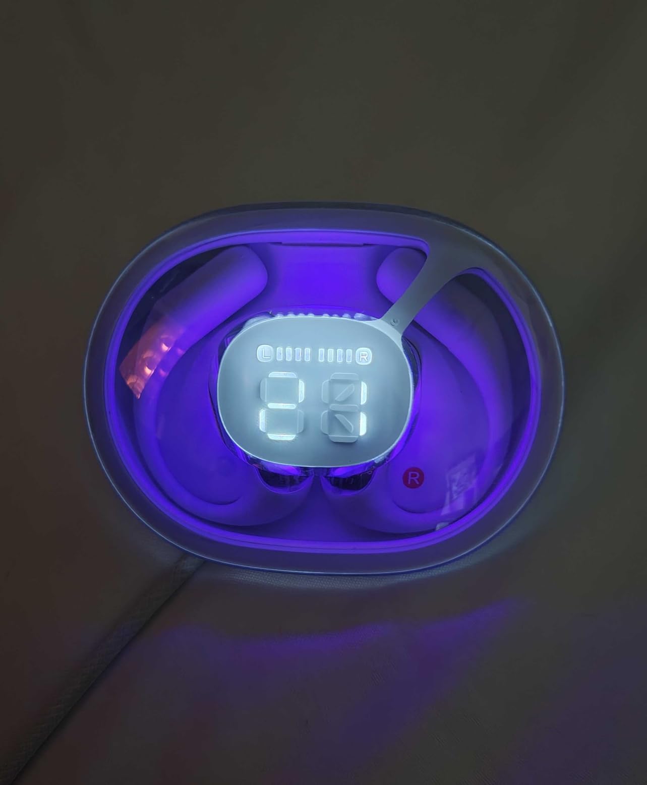 ACEFAST AceFit Pro Open-Ear Headphones, Night Safety Mode for Sports, Powerful Bass, 7.6g Ultra-Comfort, Bluetooth 5.4, 30H Playtime with Digital Display, IP54 Sports Earbuds for Running & Workouts - Customer Photo 1