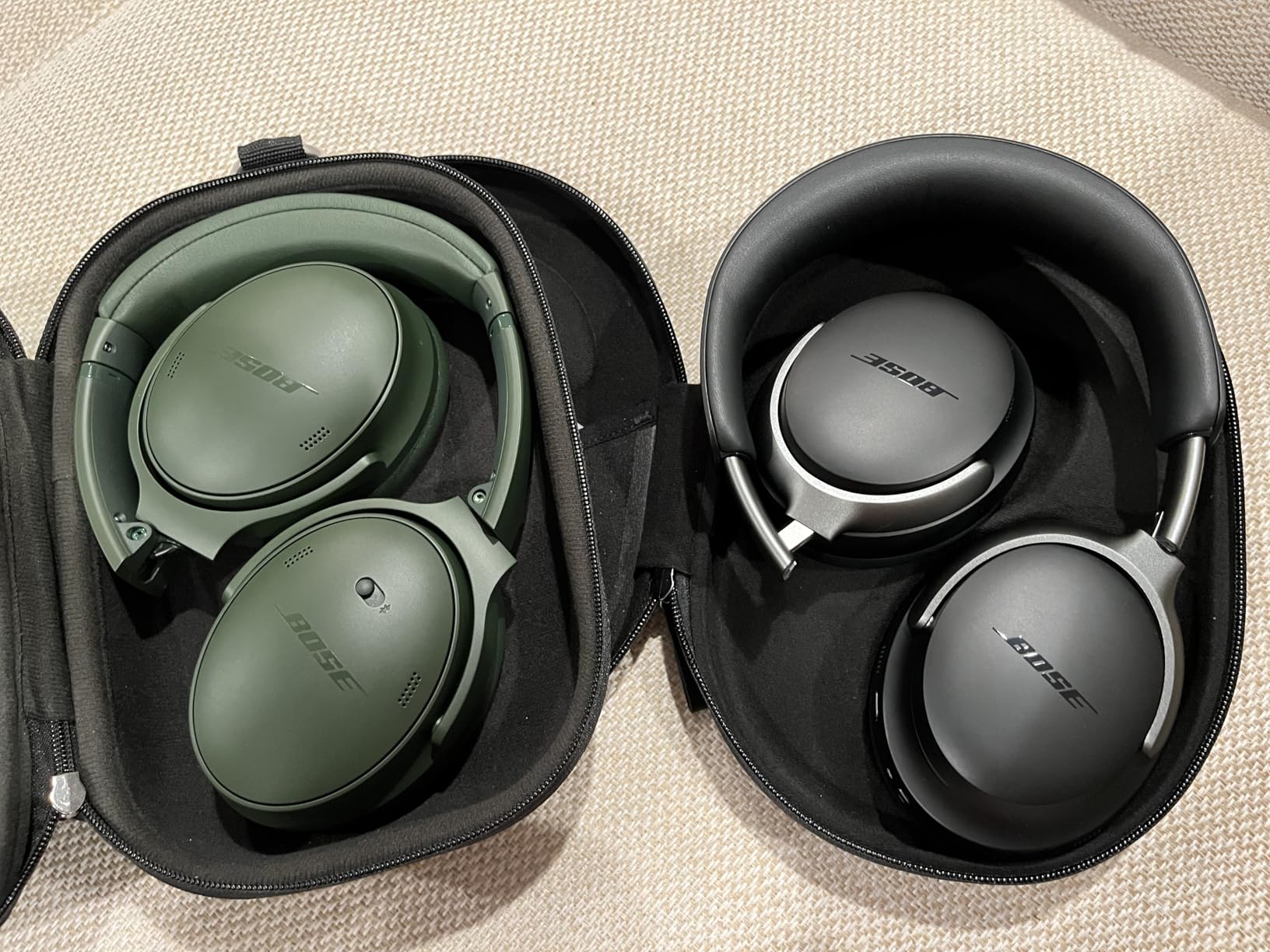 Bose QuietComfort Bluetooth Headphones, Wireless Headphones with Active Over Ear Noise Cancelling and Mic, Deep Bass, Up to 24 Hours of Playtime, Petal Pink - Limited Edition Color - Customer Photo 1