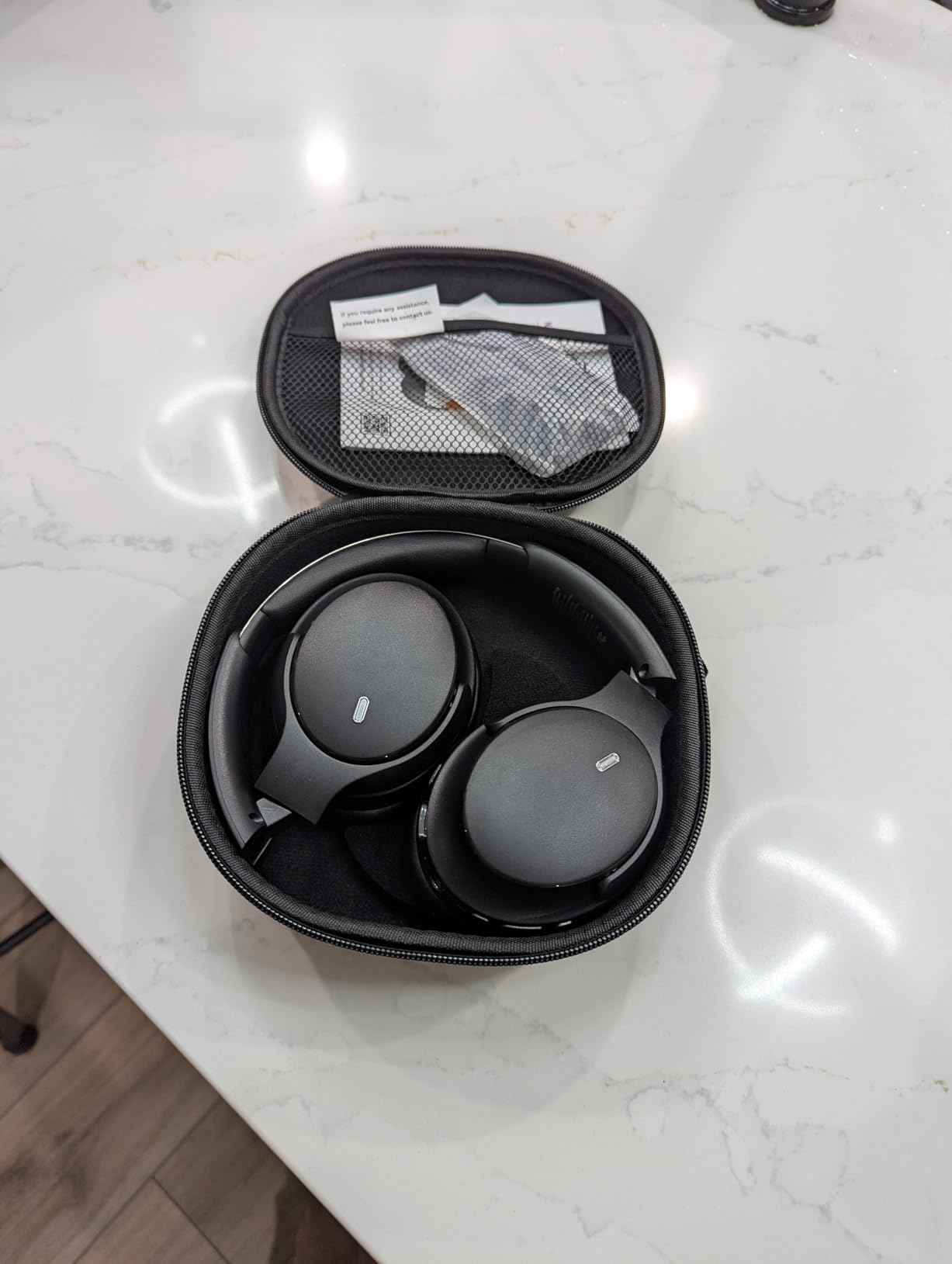 LEVN Hybrid Active Noise Cancelling Headphones, Wireless Headphones Bluetooth 5.4 with Transparent Mode, Hi-Res Audio, Deep Bass, 70H Playtime Over Ear Bluetooth Headset for Work/Travel/Home/Office Customer Review LEVN Hybrid Active Noise Cancelling Headphones, Wireless Headphones Bluetooth 5.4 with Transparent Mode, Hi-Res Audio, Deep Bass, 70H Playtime Over Ear Bluetooth Headset for Work/Travel/Home/Office - Customer Photo 1