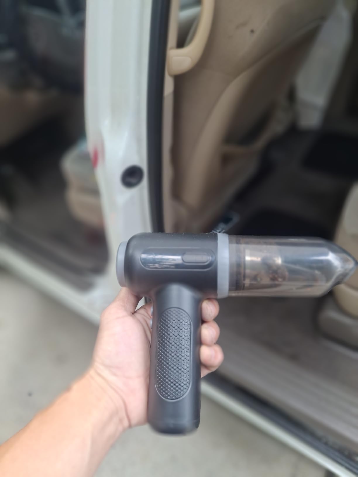 Compressed air Duster, Yomile 2 in 1 180000RPM Cordless Air Duster with Mini Car Vacuum, 9000mAh Battery Dust Blower for Keyboard Cleaner,Rechargeable Air Blower AIC Can for Office Computers - Customer Photo 1
