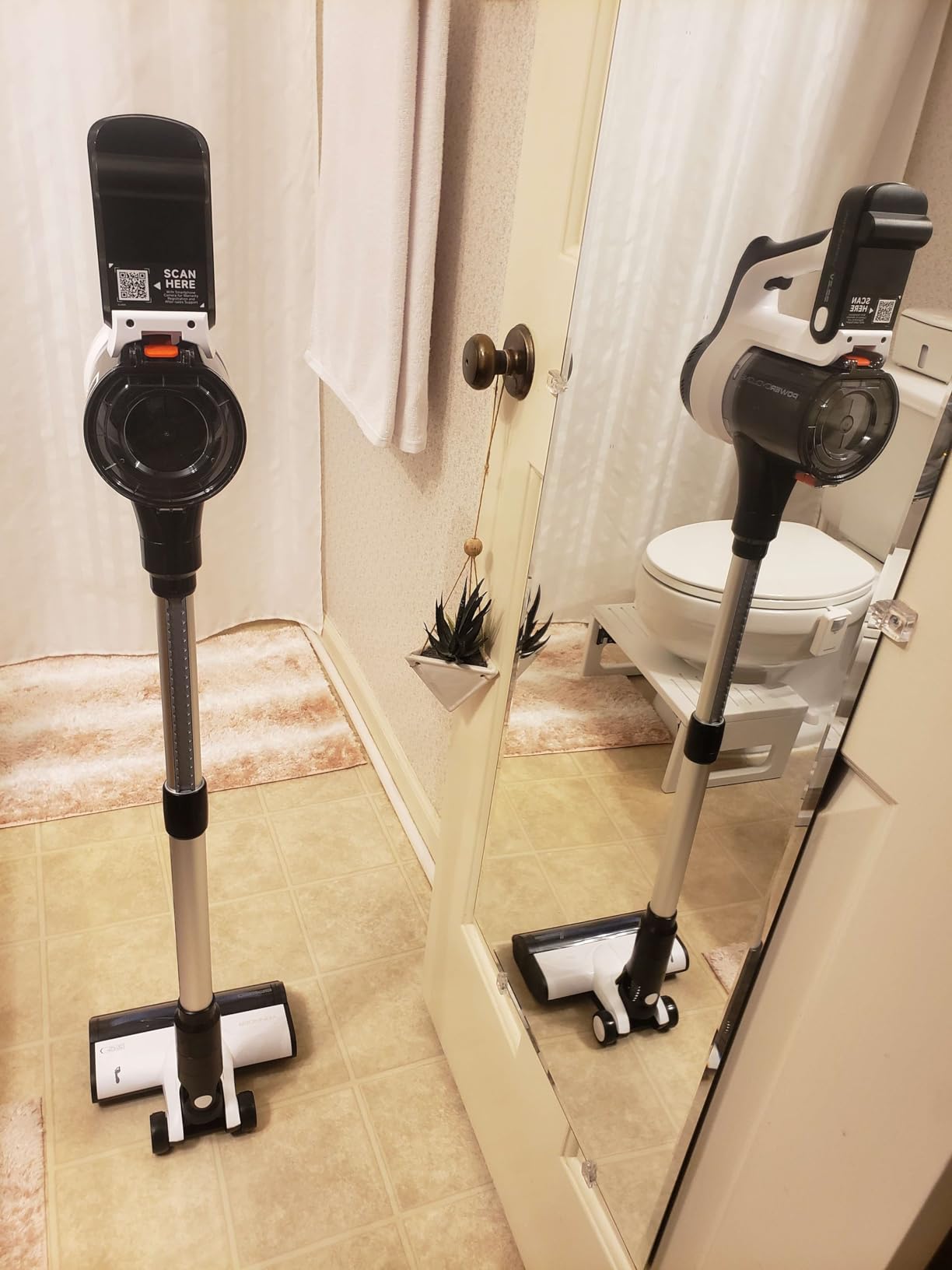 YONNDER Cordless Vacuum Cleaner, 48KPA/550W/65Mins Powerful Stick Vacuum for Home, Anti-Tangle, Self-Standing, Lightweight, Charging Dock, Vacuum Cleaner for Hardwood Floor/Carpet/Pet Hair/Car, M1 Customer Review YONNDER Cordless Vacuum Cleaner, 48KPA/550W/65Mins Powerful Stick Vacuum for Home, Anti-Tangle, Self-Standing, Lightweight, Charging Dock, Vacuum Cleaner for Hardwood Floor/Carpet/Pet Hair/Car, M1 - Customer Photo 2