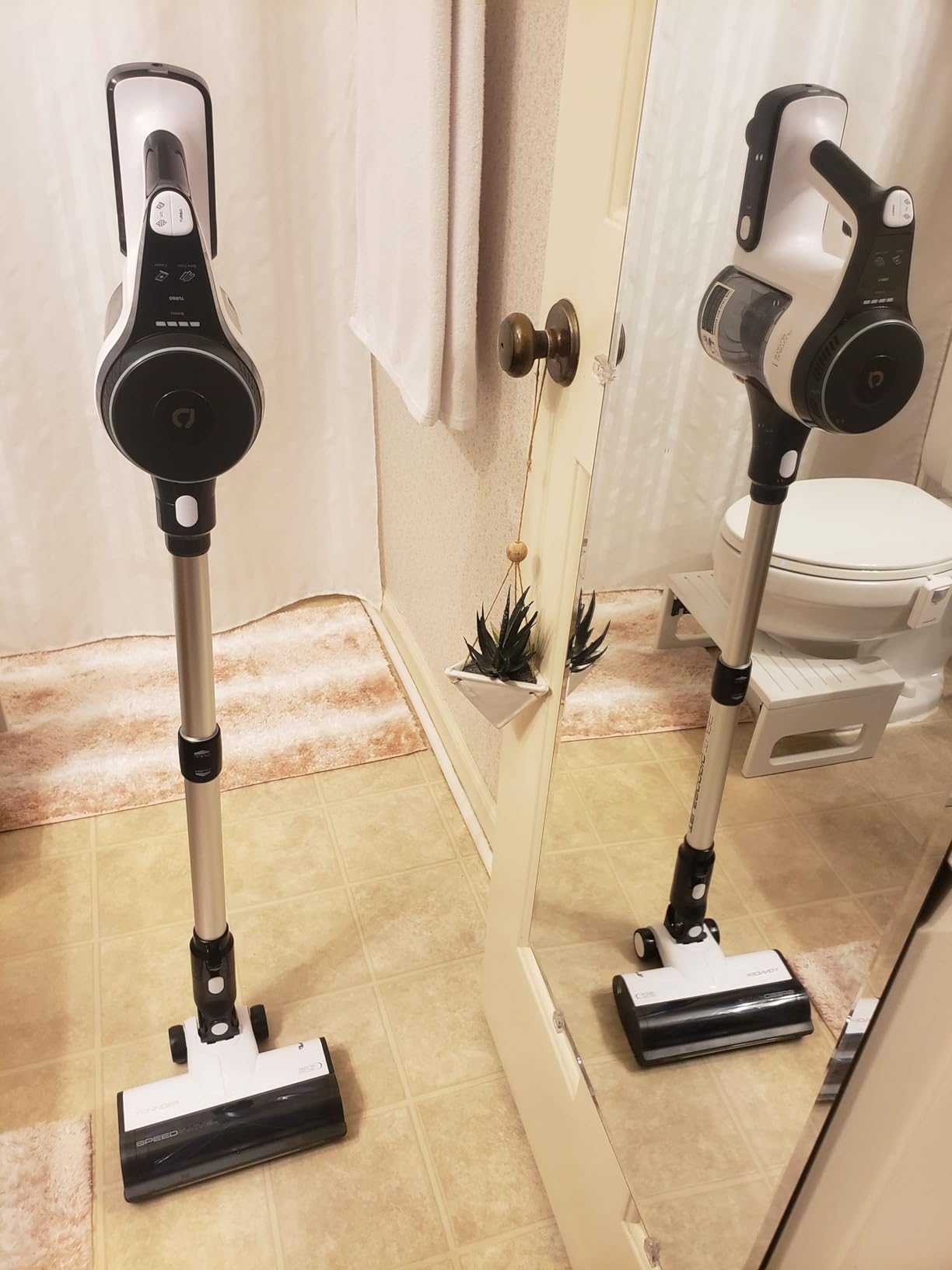 YONNDER Cordless Vacuum Cleaner, 48KPA/550W/65Mins Powerful Stick Vacuum for Home, Anti-Tangle, Self-Standing, Lightweight, Charging Dock, Vacuum Cleaner for Hardwood Floor/Carpet/Pet Hair/Car, M1 Customer Review YONNDER Cordless Vacuum Cleaner, 48KPA/550W/65Mins Powerful Stick Vacuum for Home, Anti-Tangle, Self-Standing, Lightweight, Charging Dock, Vacuum Cleaner for Hardwood Floor/Carpet/Pet Hair/Car, M1 - Customer Photo 2