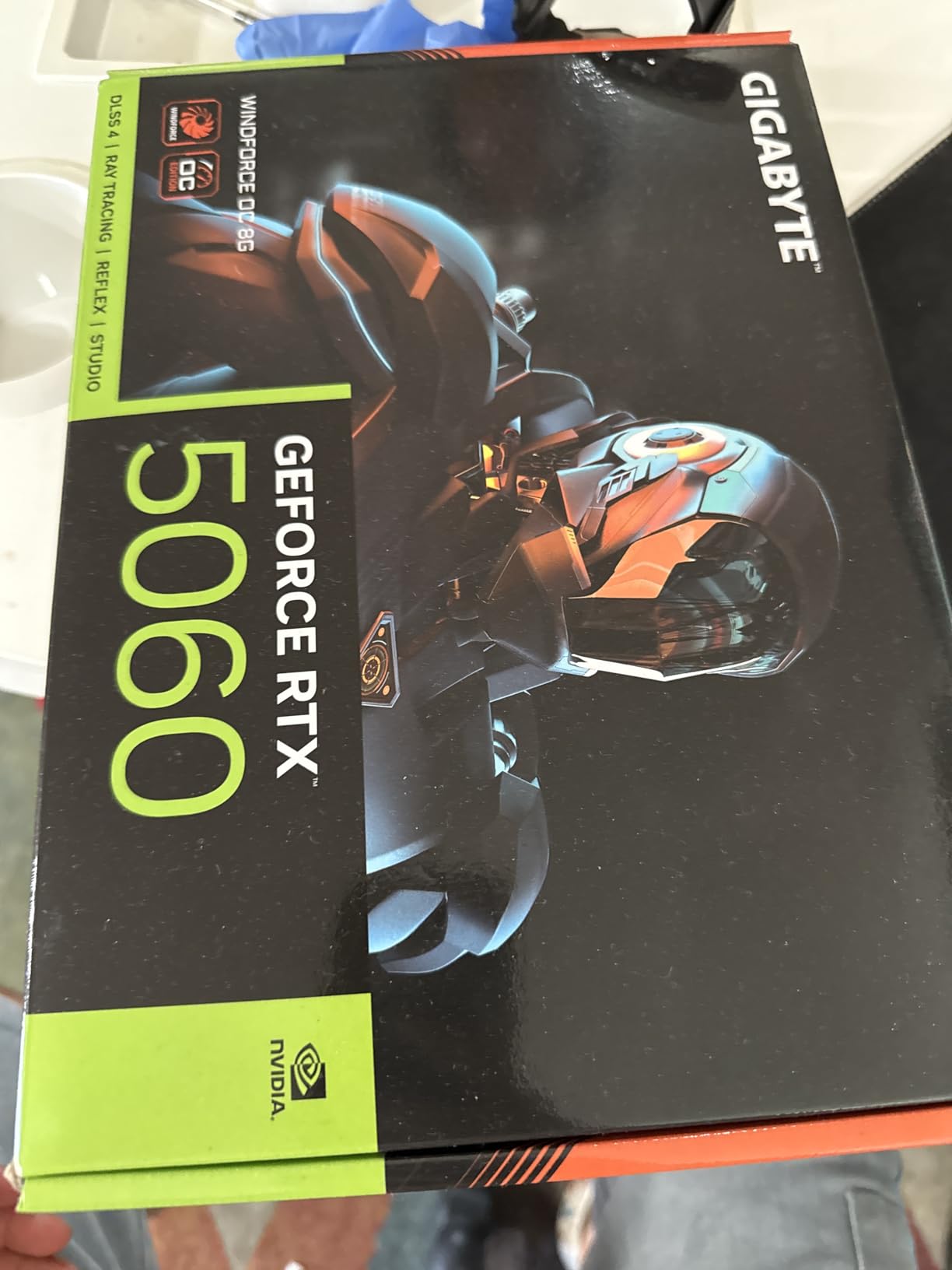 GIGABYTE GeForce RTX 5060 Gaming OC 8G Graphics Card, 8GB 128-bit GDDR7, PCIe 5.0, WINDFORCE Cooling System, GV-N5060GAMING OC-8GD Video Card Customer Review GIGABYTE GeForce RTX 5060 Gaming OC 8G Graphics Card, 8GB 128-bit GDDR7, PCIe 5.0, WINDFORCE Cooling System, GV-N5060GAMING OC-8GD Video Card - Customer Photo 2