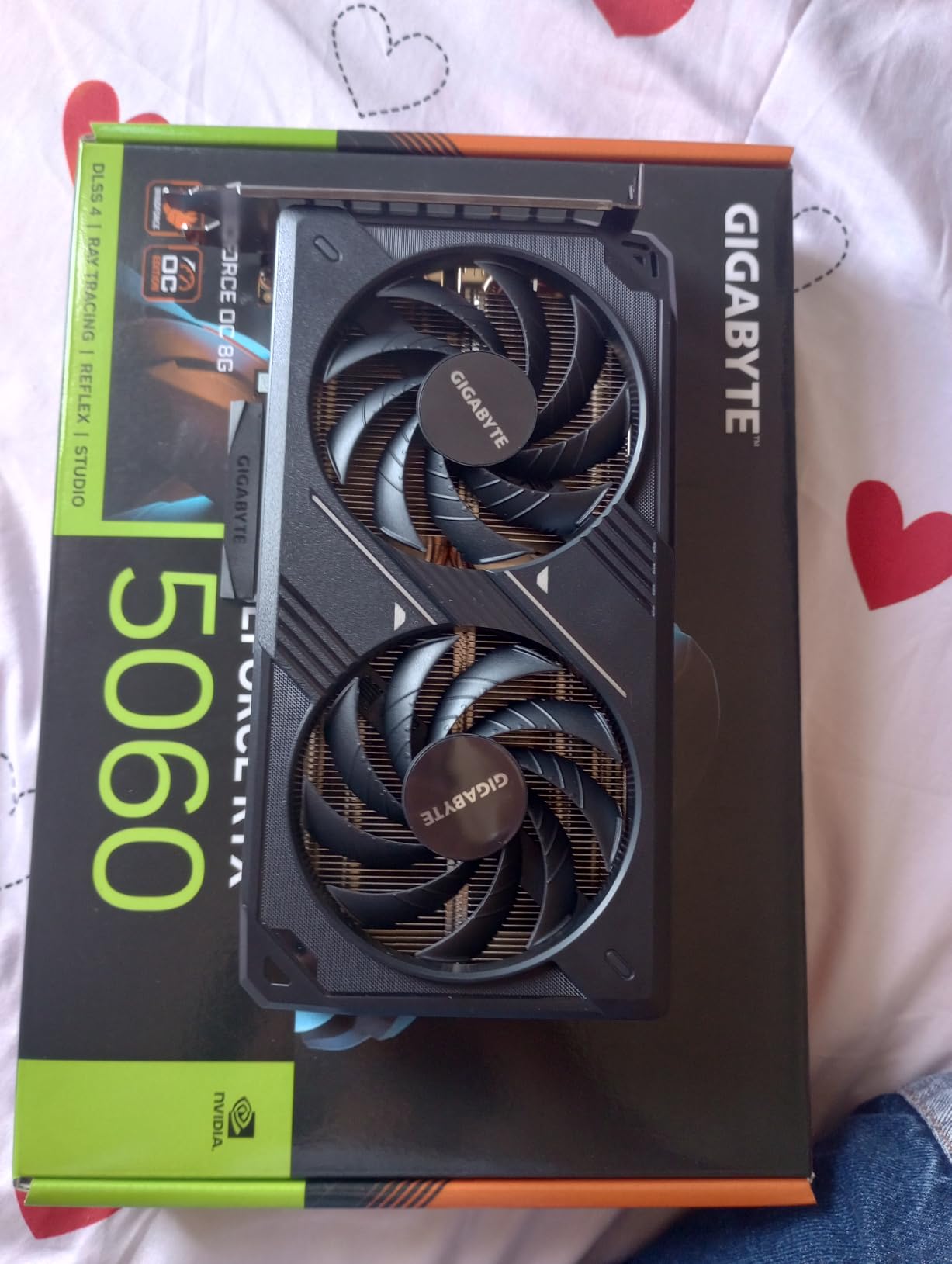 GIGABYTE GeForce RTX 5060 WINDFORCE OC 8G Graphics Card, 8GB 128-bit GDDR7, PCIe 5.0, WINDFORCE Cooling System, GV-N5060WF2OC-8GD Video Card Customer Review GIGABYTE GeForce RTX 5060 WINDFORCE OC 8G Graphics Card, 8GB 128-bit GDDR7, PCIe 5.0, WINDFORCE Cooling System, GV-N5060WF2OC-8GD Video Card - Customer Photo 1