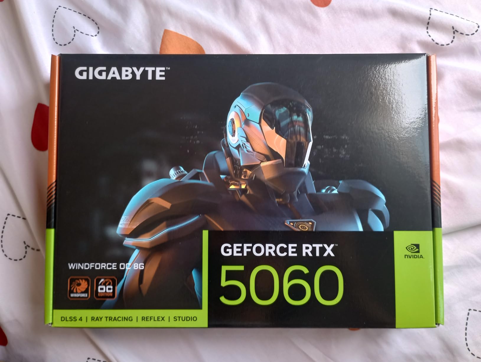 GIGABYTE GeForce RTX 5060 WINDFORCE OC 8G Graphics Card, 8GB 128-bit GDDR7, PCIe 5.0, WINDFORCE Cooling System, GV-N5060WF2OC-8GD Video Card Customer Review GIGABYTE GeForce RTX 5060 WINDFORCE OC 8G Graphics Card, 8GB 128-bit GDDR7, PCIe 5.0, WINDFORCE Cooling System, GV-N5060WF2OC-8GD Video Card - Customer Photo 2