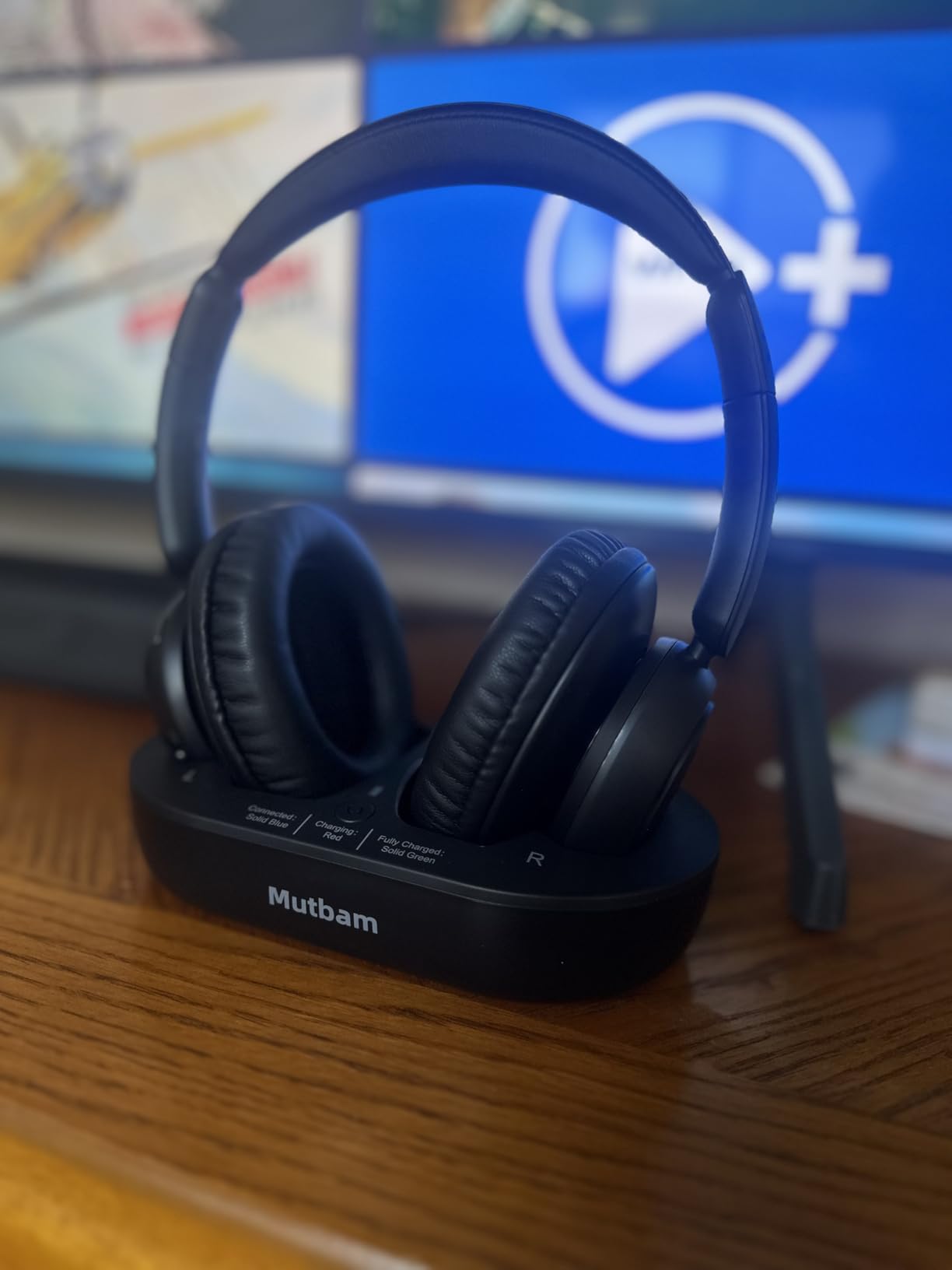 Wireless Headphones for TV, TV Headphones Wireless for Seniors with Charging Dock & Transmitter, 65-Hour Battery, No Delay, Lightweight & Comfortable for Elderly, Hard of Hearing (Ideal Gift) Customer Review Wireless Headphones for TV, TV Headphones Wireless for Seniors with Charging Dock & Transmitter, 65-Hour Battery, No Delay, Lightweight & Comfortable for Elderly, Hard of Hearing (Ideal Gift) - Customer Photo 1