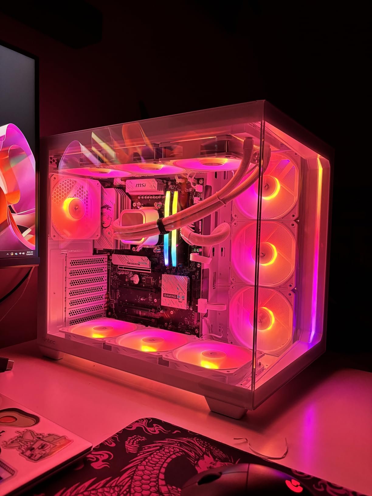 Micro Center AMD Ryzen 7 9700X CPU Processor with MSI B850 Gaming Plus WiFi Motherboard (ATX, AM5, DDR5, PCIe 5.0, M.2 Gen5, Wi-Fi 7, 5G LAN) Customer Review Micro Center AMD Ryzen 7 9700X CPU Processor with MSI B850 Gaming Plus WiFi Motherboard (ATX, AM5, DDR5, PCIe 5.0, M.2 Gen5, Wi-Fi 7, 5G LAN) - Customer Photo 1