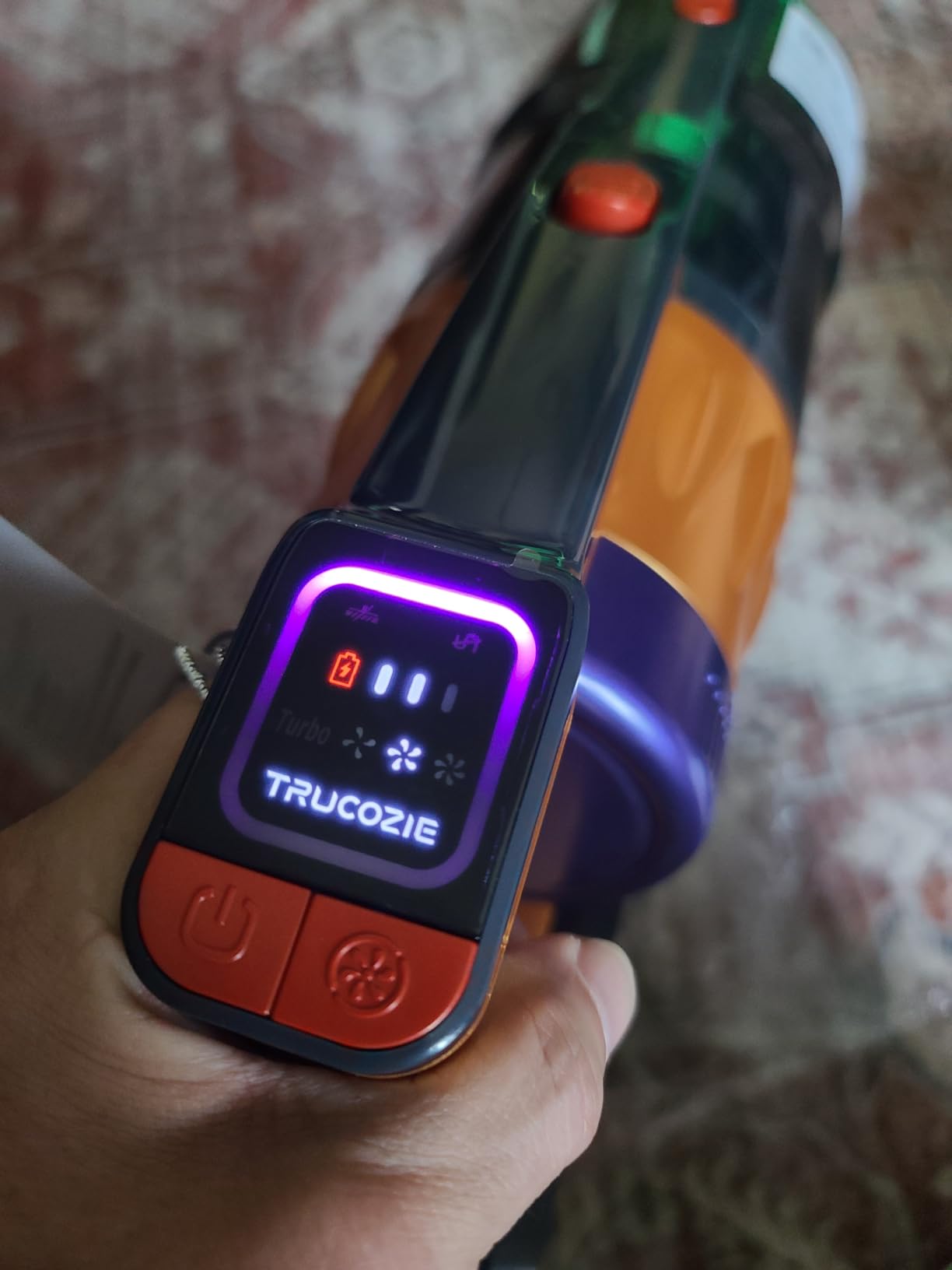 Cordless Vacuum Cleaner for Home, Upgraded 60Kpa Powerful Suction Pet Hair Vacuum with 70min Runtime, Green LED Light for Hardwood Floors & Carpet, Self-Standing Rechargeable Stick Vacuum Customer Review Cordless Vacuum Cleaner for Home, Upgraded 60Kpa Powerful Suction Pet Hair Vacuum with 70min Runtime, Green LED Light for Hardwood Floors & Carpet, Self-Standing Rechargeable Stick Vacuum - Customer Photo 2