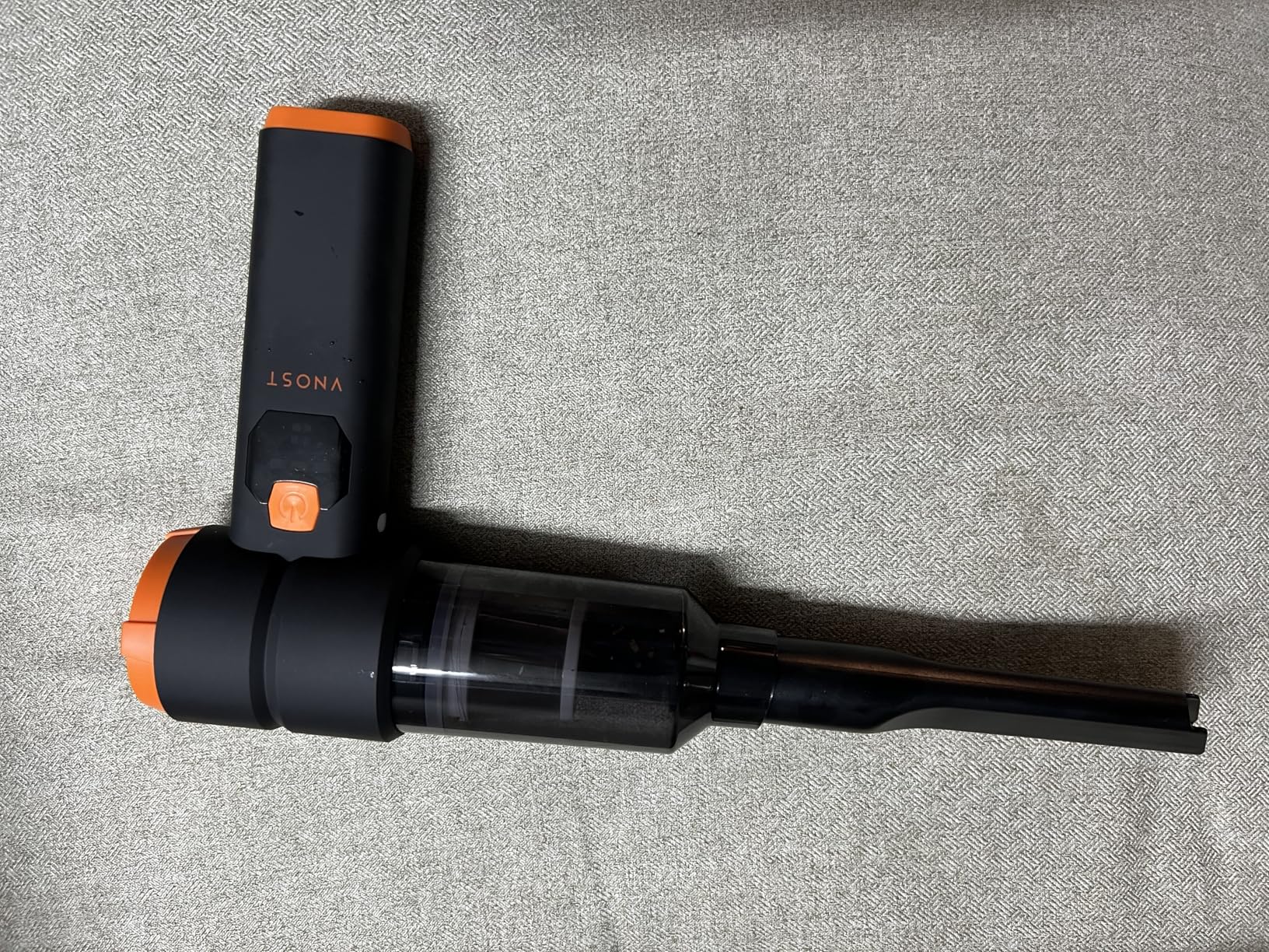 Car Vacuum Portable Cordless, Handheld Vacuum Cordless with 30000PA Suction, 130000RPM, 6800mAh Battery, 10 Nozzles, Rubber Paint Material for Car, Home, Pet Cleaning(Charcoal Black) Customer Review Car Vacuum Portable Cordless, Handheld Vacuum Cordless with 30000PA Suction, 130000RPM, 6800mAh Battery, 10 Nozzles, Rubber Paint Material for Car, Home, Pet Cleaning(Charcoal Black) - Customer Photo 1