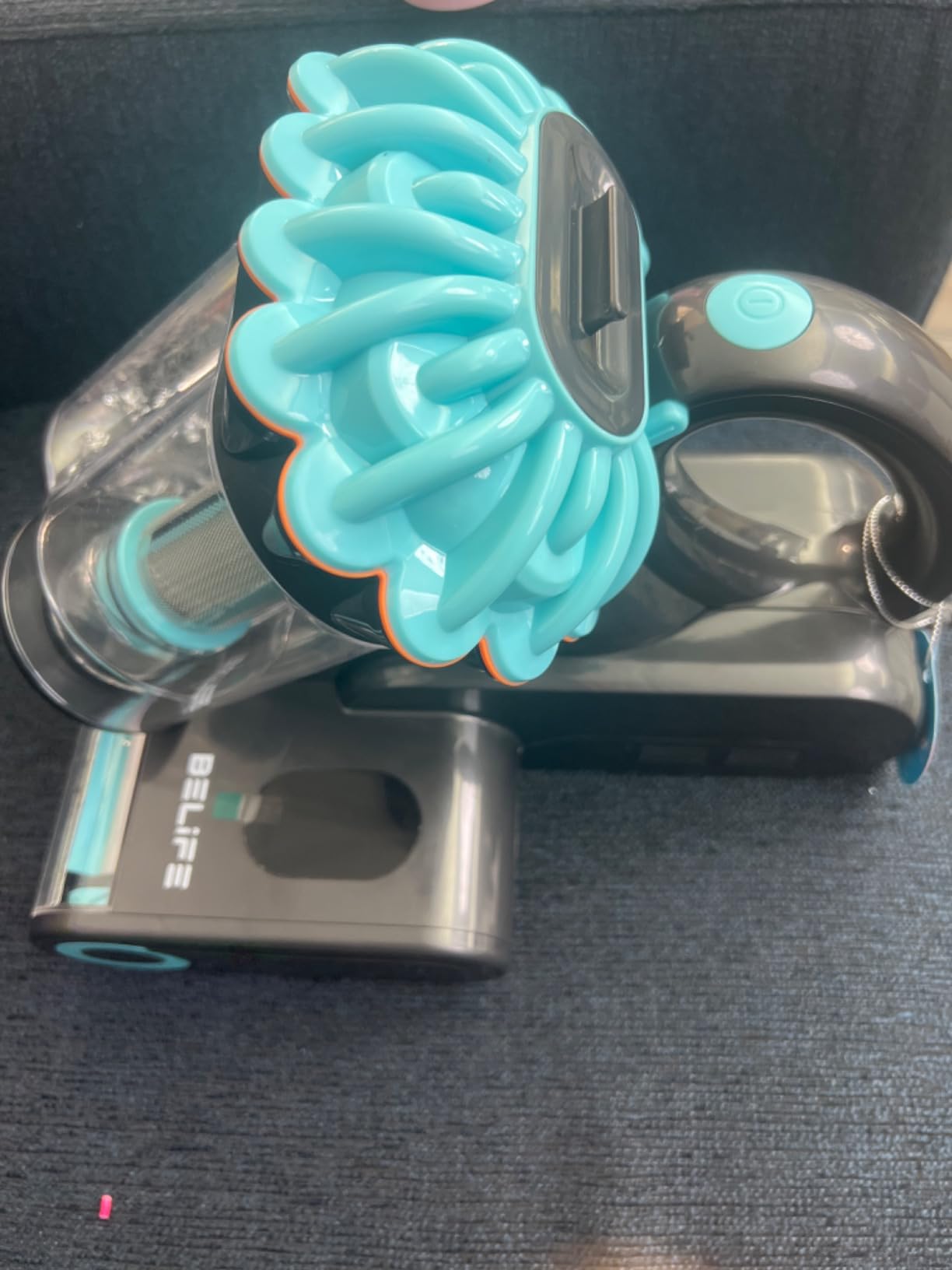 Belife M8 Mattress Vacuum Cleaner, 18Kpa 550W Bed Cleaner with UV & Hot Air & HEPA Filter, High Heating Double-Cup Handheld Couch Cleaner for Sofa Pillow Crib Pet Hair, Corded - Customer Photo 1