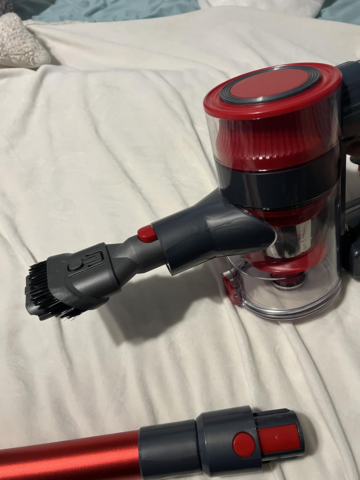 Cordless Vacuum Cleaner, 35Kpa Vacuum Cleaner for Home, 45Mins Stick Vacuum with LED Display, Anti-Tangle & Wall Mount Charging, 6 in 1 Lightweight Vacuum for Hard Floors, Carpet, Pet Hair (Black) Customer Review Cordless Vacuum Cleaner, 35Kpa Vacuum Cleaner for Home, 45Mins Stick Vacuum with LED Display, Anti-Tangle & Wall Mount Charging, 6 in 1 Lightweight Vacuum for Hard Floors, Carpet, Pet Hair (Black) - Customer Photo 1