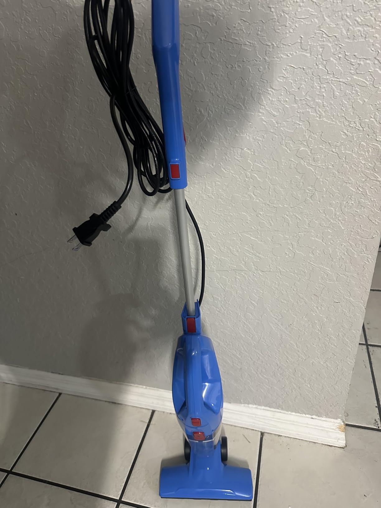 Corded Stick Vacuum Cleaner - Lightweight, Powerful Suction with 450W Motor, 3-in-1 16.4Ft Cord Vacuum Cleaners for Home, Hard Floor, Carpet, Pet Hair Sky Blue Customer Review Corded Stick Vacuum Cleaner - Lightweight, Powerful Suction with 450W Motor, 3-in-1 16.4Ft Cord Vacuum Cleaners for Home, Hard Floor, Carpet, Pet Hair Sky Blue - Customer Photo 1