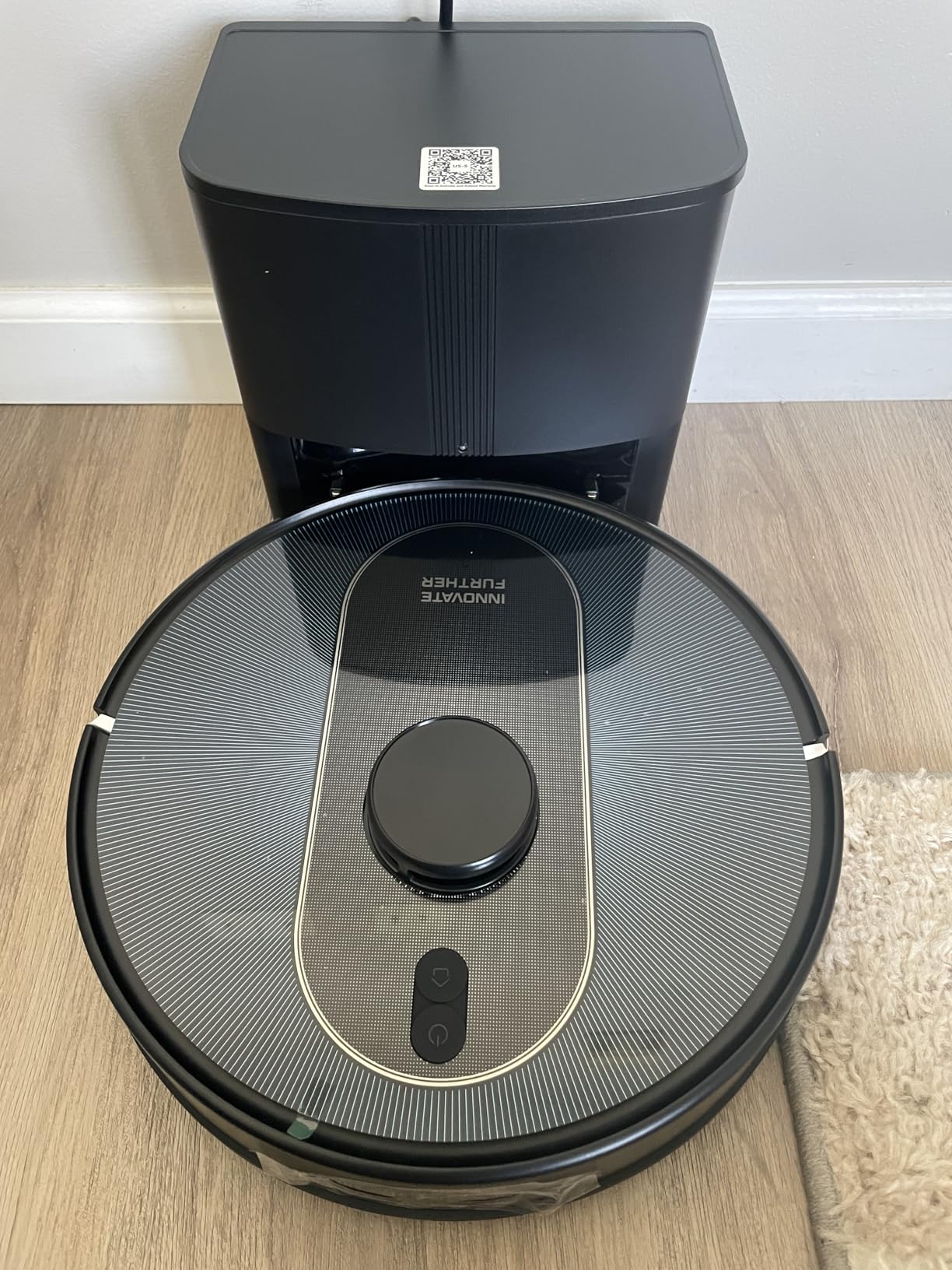 Robot Vacuum and Mop Self-Emptying: 5000Pa Robotic Vacuum 3-In-1 LiDAR Navigation, Real-Time Mapping/No-Go Zones for 60 Days Hands-Free Cleaning, Alexa/APP Robot Vacuum Cleaner for Hard Floor & Carpet Customer Review Robot Vacuum and Mop Self-Emptying: 5000Pa Robotic Vacuum 3-In-1 LiDAR Navigation, Real-Time Mapping/No-Go Zones for 60 Days Hands-Free Cleaning, Alexa/APP Robot Vacuum Cleaner for Hard Floor & Carpet - Customer Photo 1