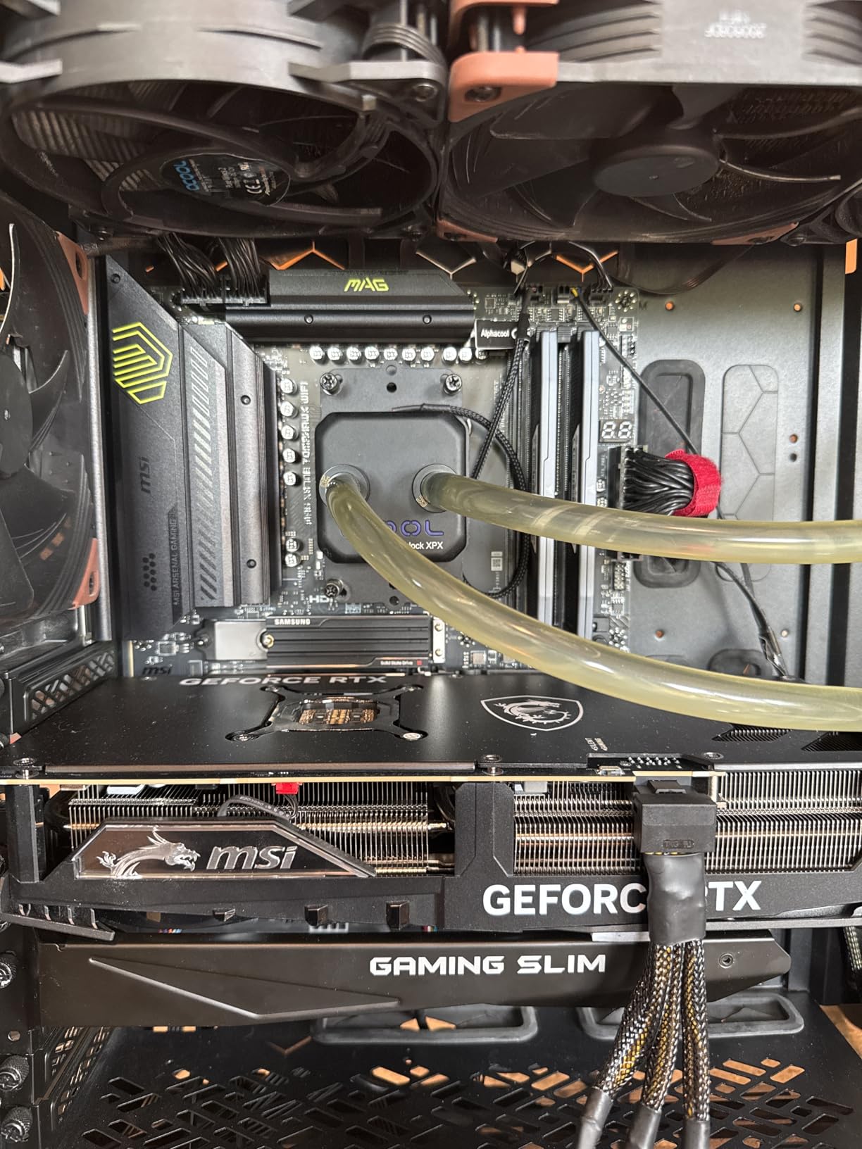 MICRO CENTER AMD Ryzen 9 9950X CPU Processor with MSI PRO X870E-P WiFi Motherboard (ATX, AM5, DDR5, PCIe 5.0 x16, M.2 Gen5, Wi-Fi 7) Customer Review MICRO CENTER AMD Ryzen 9 9950X CPU Processor with MSI PRO X870E-P WiFi Motherboard (ATX, AM5, DDR5, PCIe 5.0 x16, M.2 Gen5, Wi-Fi 7) - Customer Photo 1