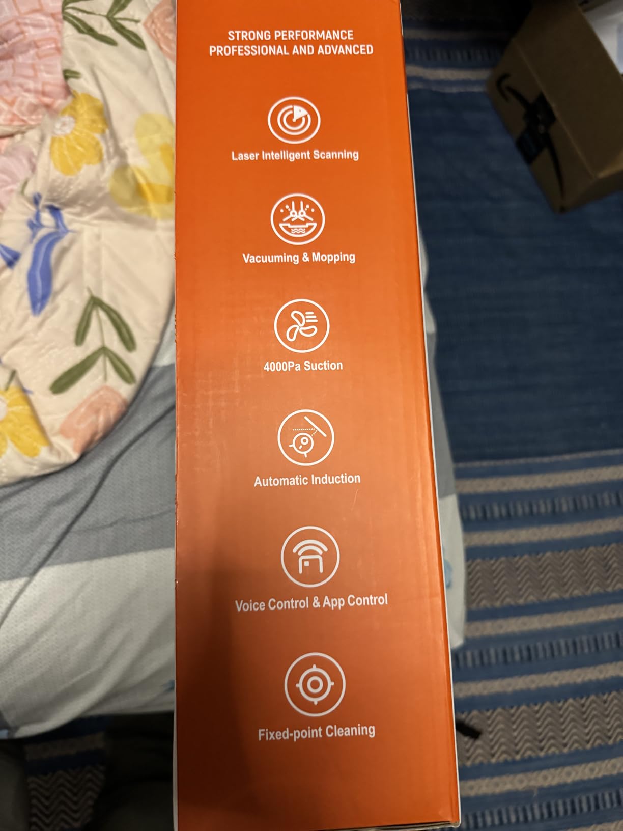 Robot Vacuum and Mop Combo, Mapping Robotic Vacuums Cleaner with LiDAR Navigation Smart & Strong Suction, WiFi/App/Alexa/Voice Control, Obstacle Avoidance, for Home, Wood/Hard Floors, Pet Hair -Grey Customer Review Robot Vacuum and Mop Combo, Mapping Robotic Vacuums Cleaner with LiDAR Navigation Smart & Strong Suction, WiFi/App/Alexa/Voice Control, Obstacle Avoidance, for Home, Wood/Hard Floors, Pet Hair -Grey - Customer Photo 1