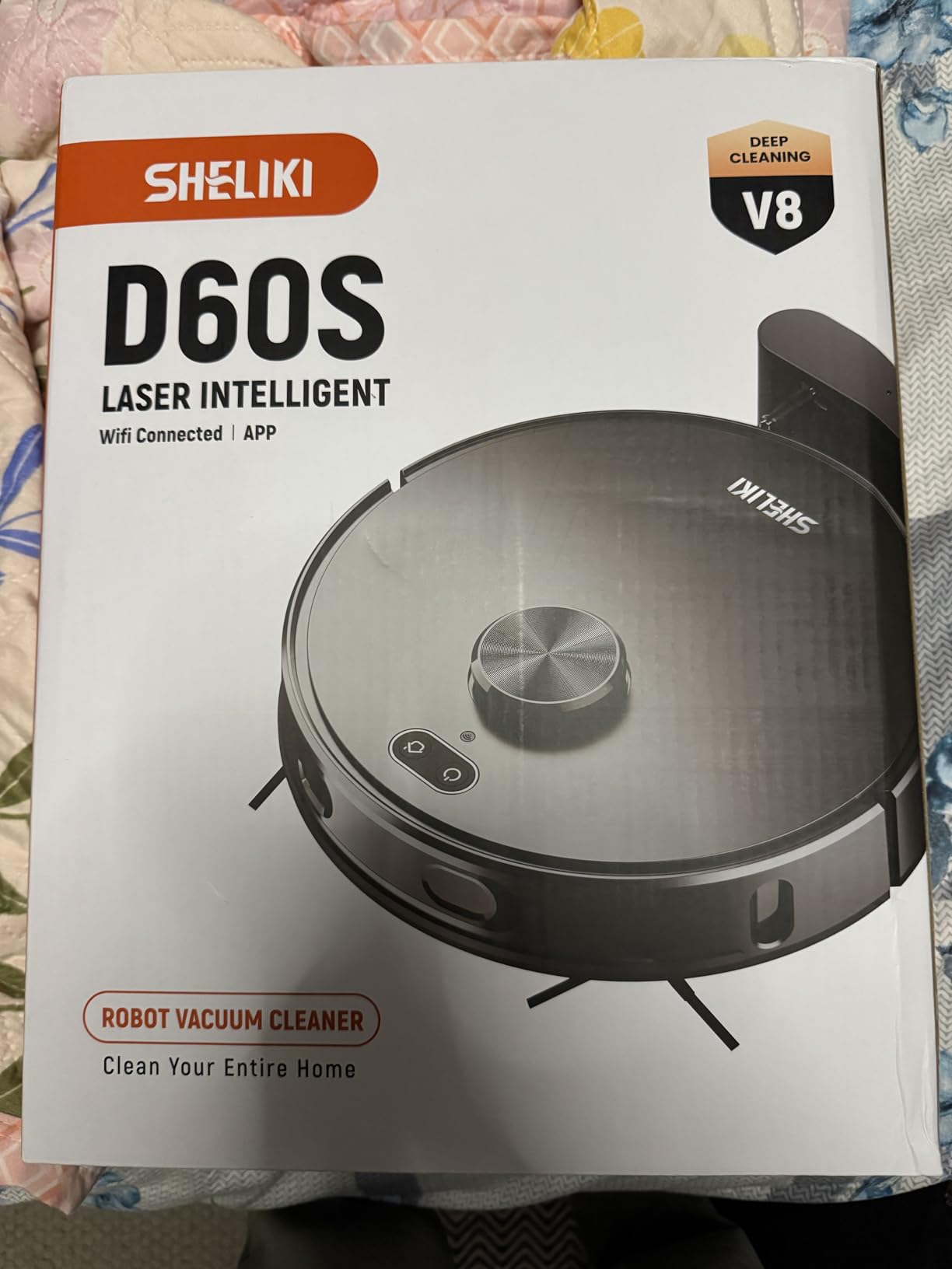 Robot Vacuum and Mop Combo, Mapping Robotic Vacuums Cleaner with LiDAR Navigation Smart & Strong Suction, WiFi/App/Alexa/Voice Control, Obstacle Avoidance, for Home, Wood/Hard Floors, Pet Hair -Grey Customer Review Robot Vacuum and Mop Combo, Mapping Robotic Vacuums Cleaner with LiDAR Navigation Smart & Strong Suction, WiFi/App/Alexa/Voice Control, Obstacle Avoidance, for Home, Wood/Hard Floors, Pet Hair -Grey - Customer Photo 2