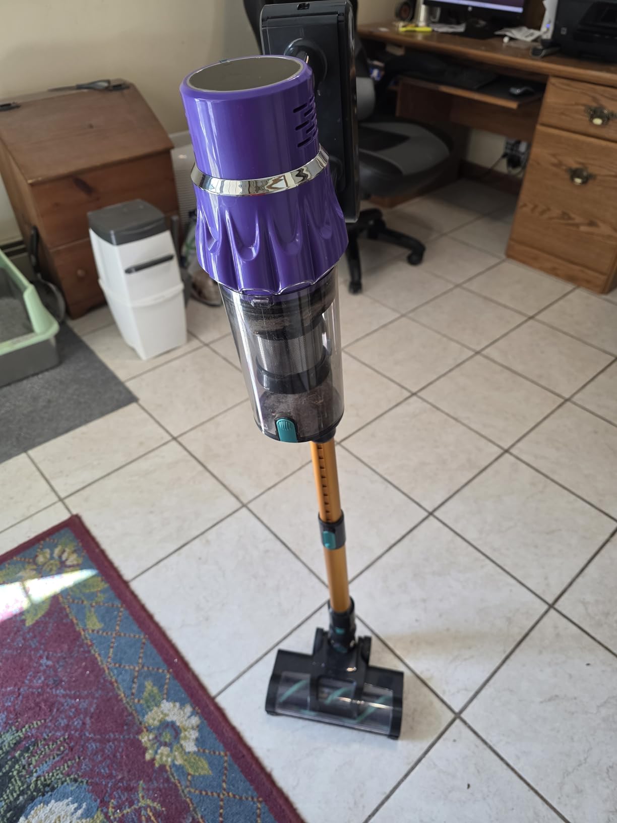 Cordless Vacuum Cleaner, 50KPA/70Mins Vacuum Cleaners for Home with Auto Dust Detection/LED Touch Display, Stick Vacuum Cordless Rechargeable, Pet Vacuum for Pet Hair,Hardwood Floor,Carpet Customer Review Cordless Vacuum Cleaner, 50KPA/70Mins Vacuum Cleaners for Home with Auto Dust Detection/LED Touch Display, Stick Vacuum Cordless Rechargeable, Pet Vacuum for Pet Hair,Hardwood Floor,Carpet - Customer Photo 2