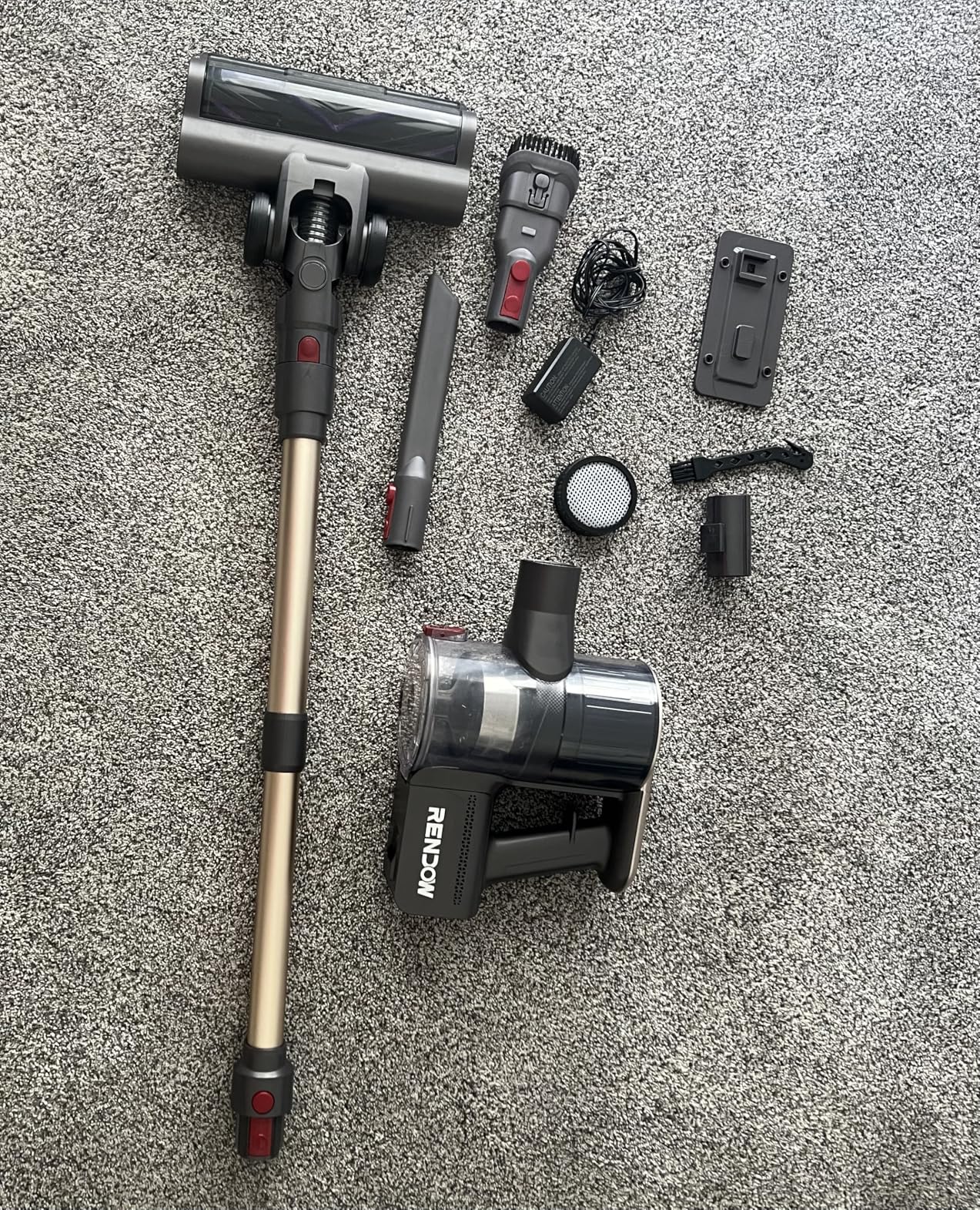 Cordless Vacuum Cleaner, 550W 45Kpa 65Mins Stick Vacuum, Self-Standing Vacuum Cleaners for Home with Wall Dock, LED Display, Anti-tangle Rechargeable Vacuum Cordless for Pet Hair/Carpet/Hard Floor Customer Review Cordless Vacuum Cleaner, 550W 45Kpa 65Mins Stick Vacuum, Self-Standing Vacuum Cleaners for Home with Wall Dock, LED Display, Anti-tangle Rechargeable Vacuum Cordless for Pet Hair/Carpet/Hard Floor - Customer Photo 2