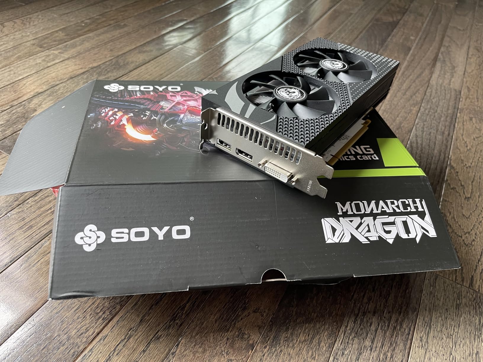 SOYO AMD Radeon RX 580 Graphics Card, 8GB GDDR5 256 Bit Video Card for PC Gaming with HDMI Display Port DVI PCI Express x 16 3.0 Dual Fans Gaming GPU Customer Review SOYO AMD Radeon RX 580 Graphics Card, 8GB GDDR5 256 Bit Video Card for PC Gaming with HDMI Display Port DVI PCI Express x 16 3.0 Dual Fans Gaming GPU - Customer Photo 2