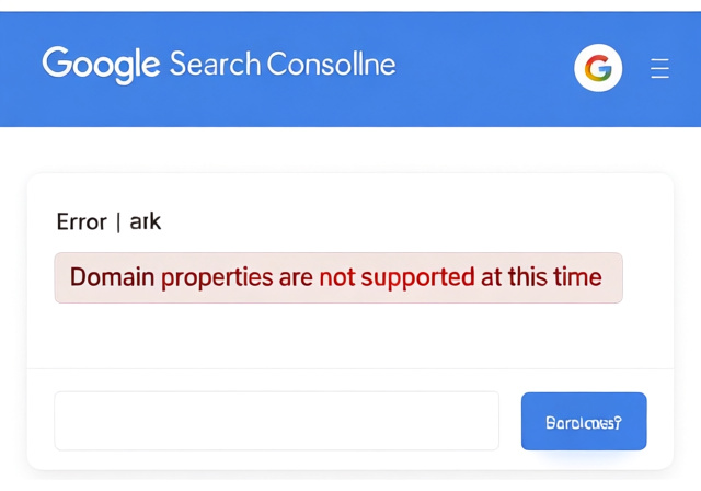 Domain Properties Not Supported GSC Fix: Step-by-Step Guide 2026
