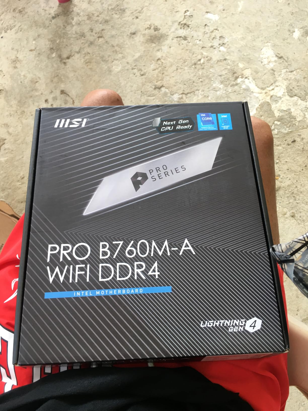 MSI PRO B760-P WiFi DDR4 ProSeries Motherboard (Supports 12th/13th/14th Gen Intel Processors, LGA 1700, DDR4, PCIe 4.0, M.2, 2.5Gbps LAN, USB 3.2 Gen2, HDMI/DP, Wi-Fi 6E, Bluetooth 5.3, ATX) Customer Review MSI PRO B760-P WiFi DDR4 ProSeries Motherboard (Supports 12th/13th/14th Gen Intel Processors, LGA 1700, DDR4, PCIe 4.0, M.2, 2.5Gbps LAN, USB 3.2 Gen2, HDMI/DP, Wi-Fi 6E, Bluetooth 5.3, ATX) - Customer Photo 1