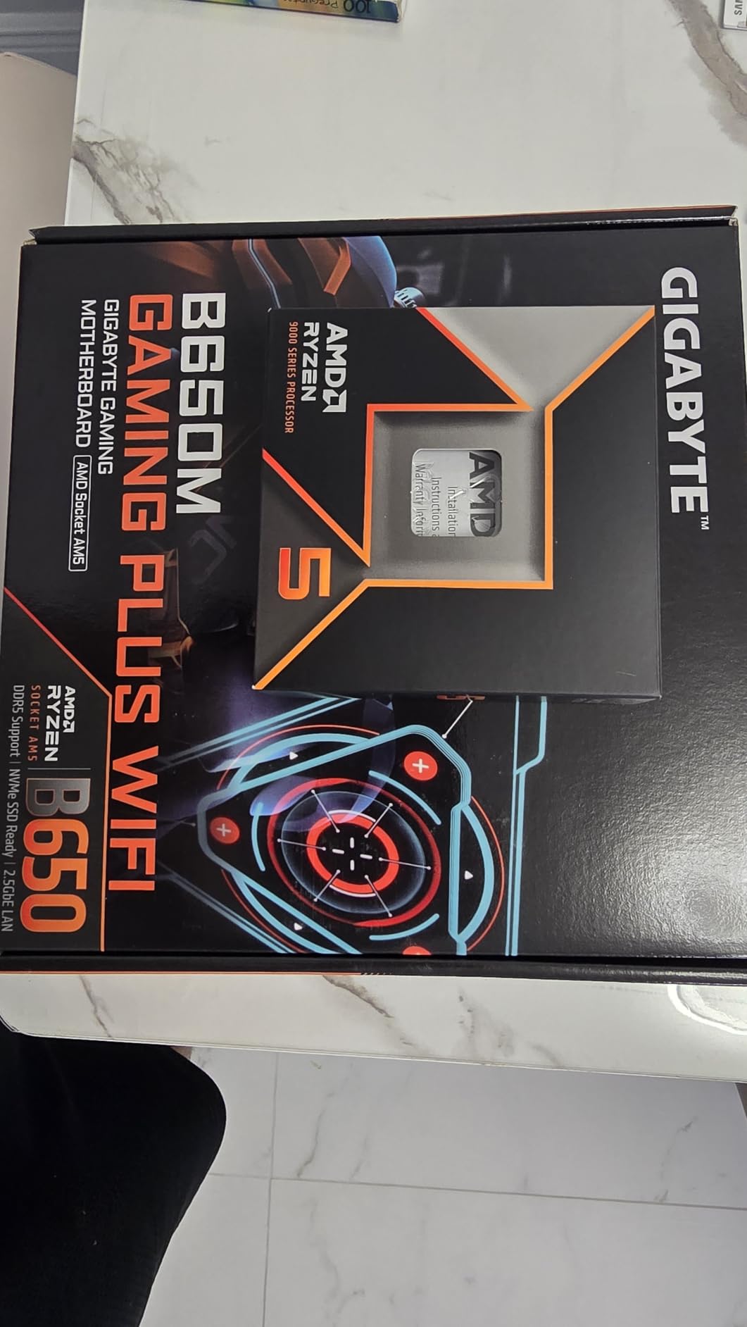GIGABYTE B650M Gaming Plus WiFi AM5 LGA 1718 AMD B650 M-ATX, DDR5, PCIe 4.0 M.2, PCIe 4.0, USB 3.2 Gen 1 Type-C, Wi-Fi 6E, 2.5GbE LAN Customer Review GIGABYTE B650M Gaming Plus WiFi AM5 LGA 1718 AMD B650 M-ATX, DDR5, PCIe 4.0 M.2, PCIe 4.0, USB 3.2 Gen 1 Type-C, Wi-Fi 6E, 2.5GbE LAN - Customer Photo 1