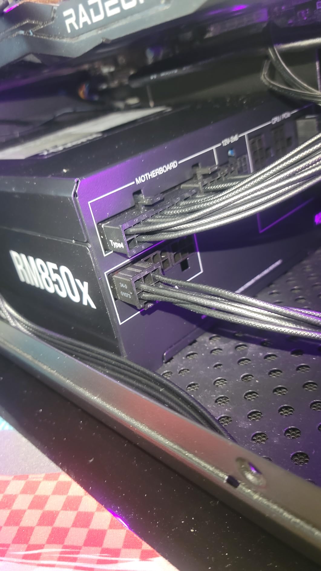 CORSAIR RM1000x ATX 3.1 PCIe 5.1 1000W Power Supply – Black customer photo 1
