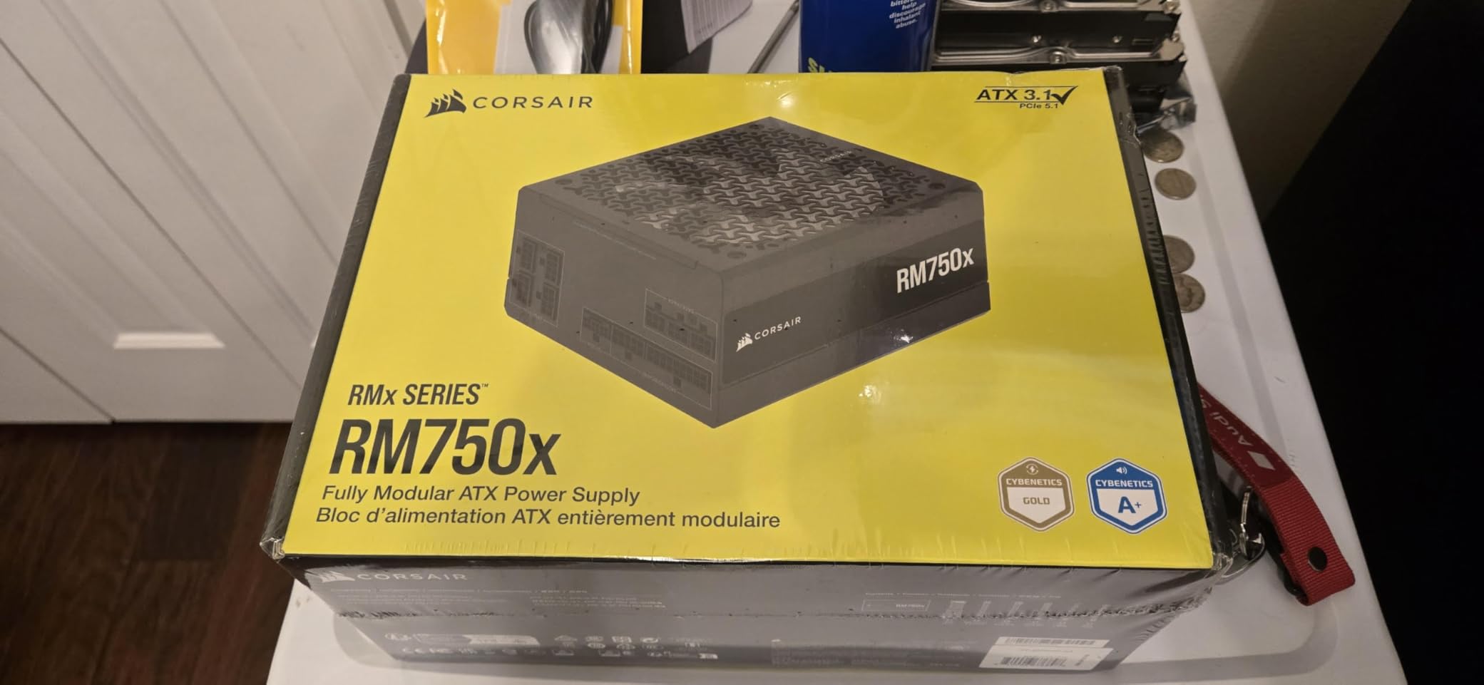 CORSAIR RM1000x ATX 3.1 PCIe 5.1 1000W Power Supply – Black customer photo 2