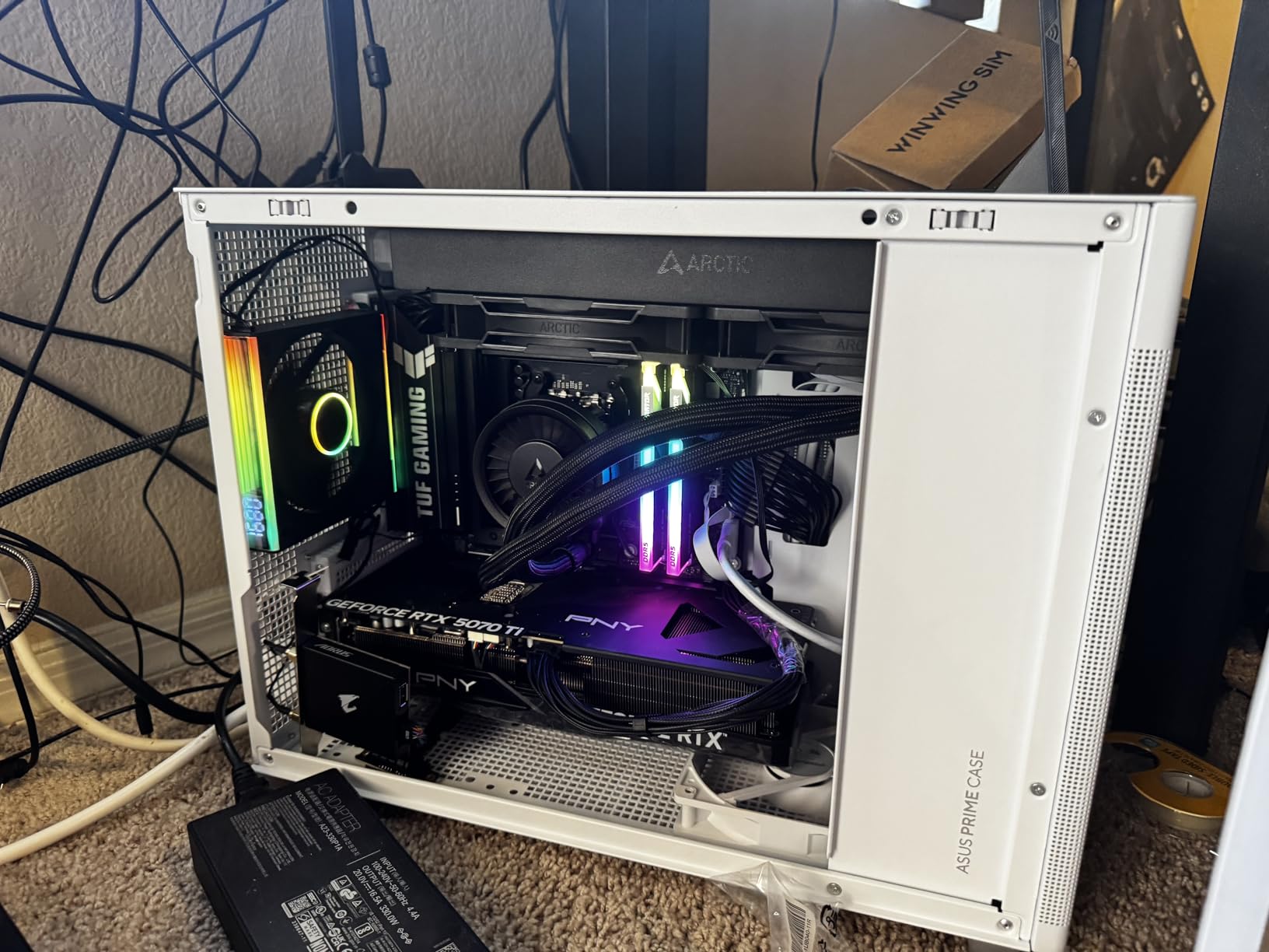 ARCTIC Liquid Freezer III Pro 280 - AIO CPU Cooler, 2 x 140 mm Water Cooling, 38 mm Radiator, PWM Pump, VRM Fan, AMD AM5/AM4, Intel LGA1851/1770 Contact Frame - Black customer photo 2