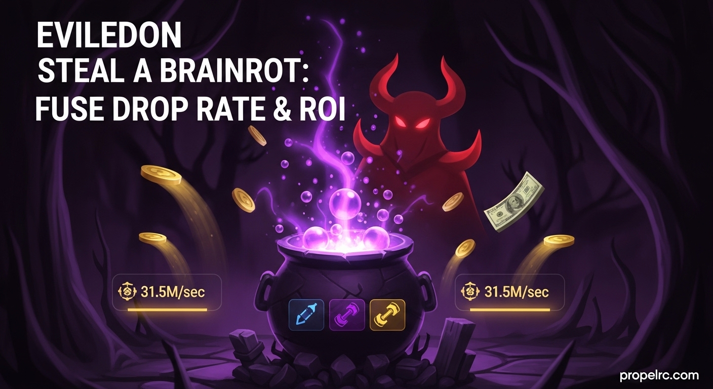 Eviledon Steal A Brainrot Drop Rate & ROI July 2026
