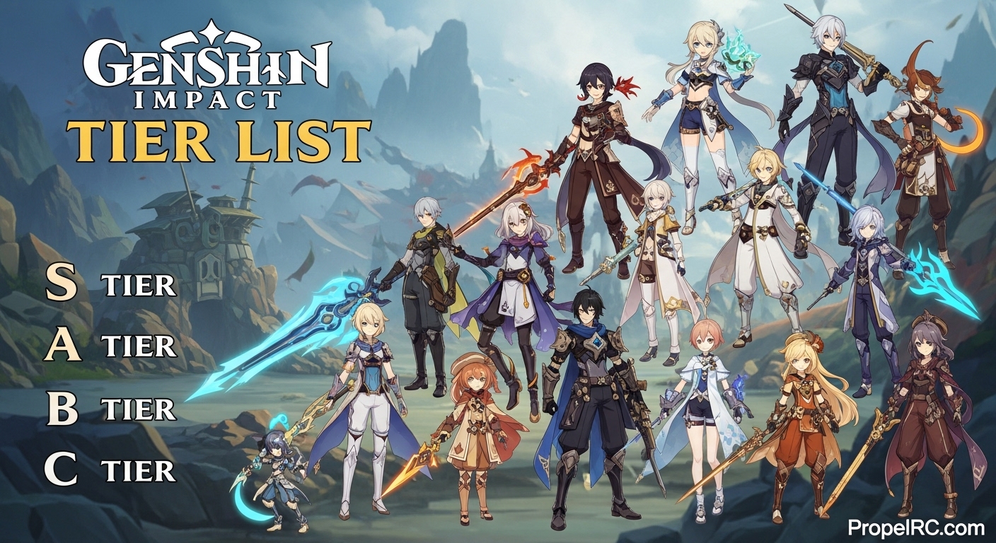 Genshin Impact Tier List (July 2026) Version 6.4 Luna V