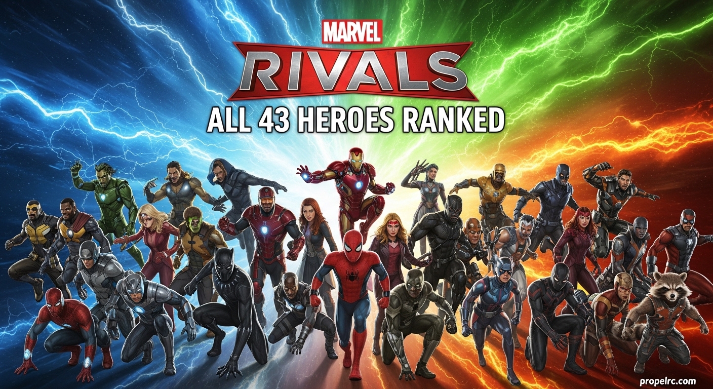 Marvel Rivals All 43 Heroes Ranked July 2026