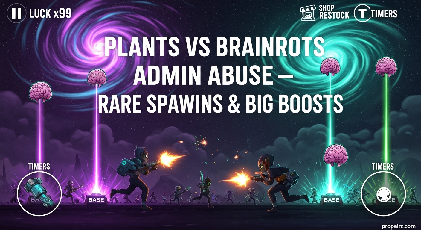 Plants Vs Brainrots Admin Abuse Tips July 2026