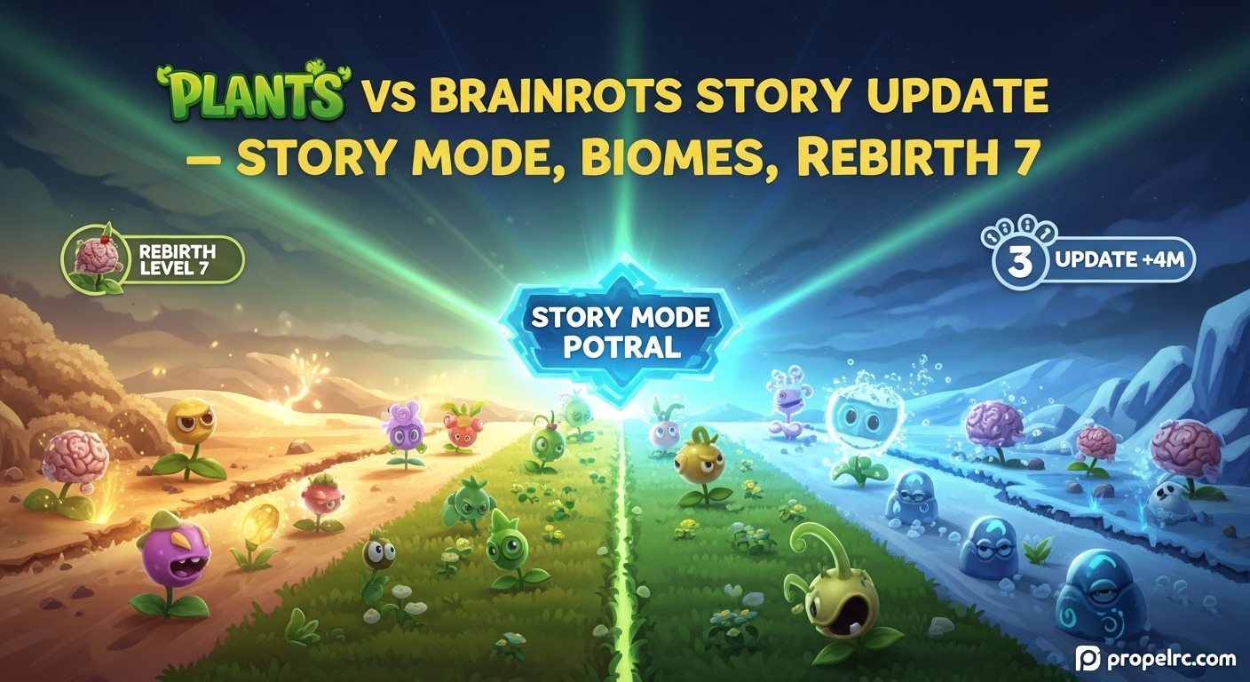 Plants Vs Brainrots Story Update July 2026 Release Date & Time