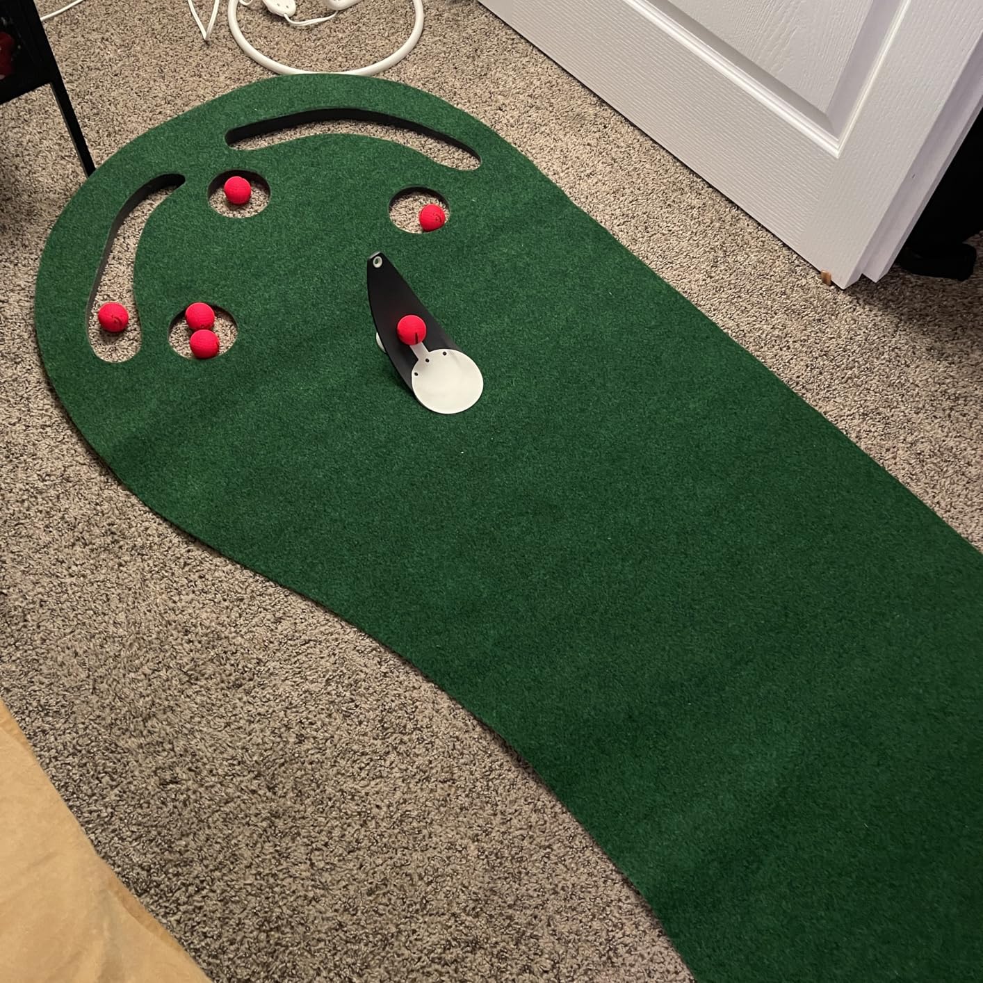 PUTT-A-BOUT Grassroots Par Three Putting Green (9-feet x 3-feet) customer photo 1
