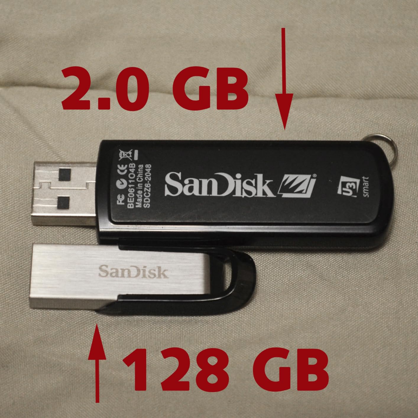 SanDisk 128GB Ultra Flair USB 3.0 Flash Drive - SDCZ73-128G-G46, black customer photo 1
