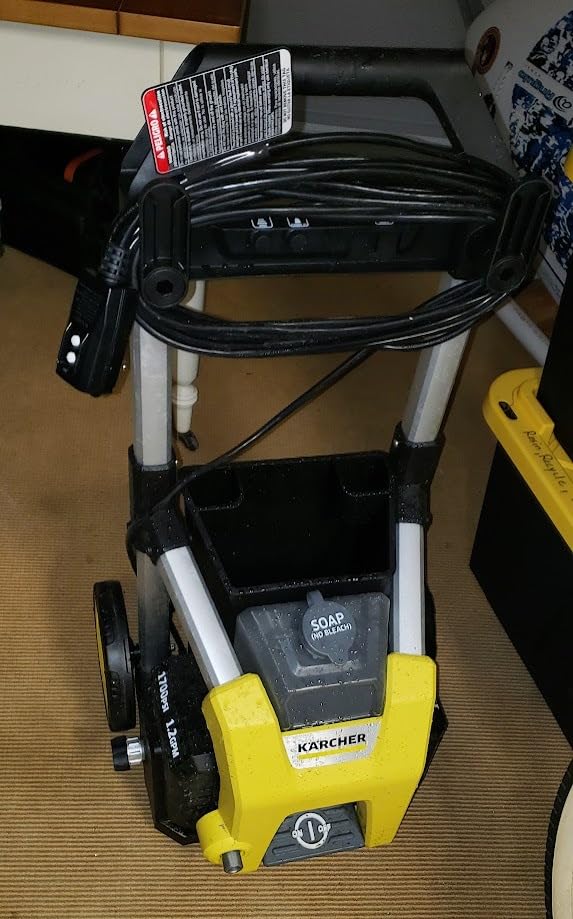 Kärcher Pressure Washer K1700, CETA Certified, 3 Spray Nozzles, Detergent Tank, for Cars, Driveways, Siding, Patios, 1.2 max. GPM customer photo 1