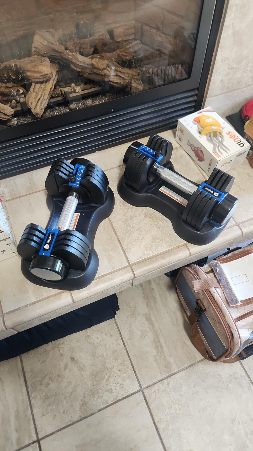 Lifepro Adjustable Dumbbells & Weights for Home Gym, Quick-Adjust | Choose from 2-55 lb adjustable weights in single, pair, or 3-in-1 options for customizable home strength training. customer photo 1