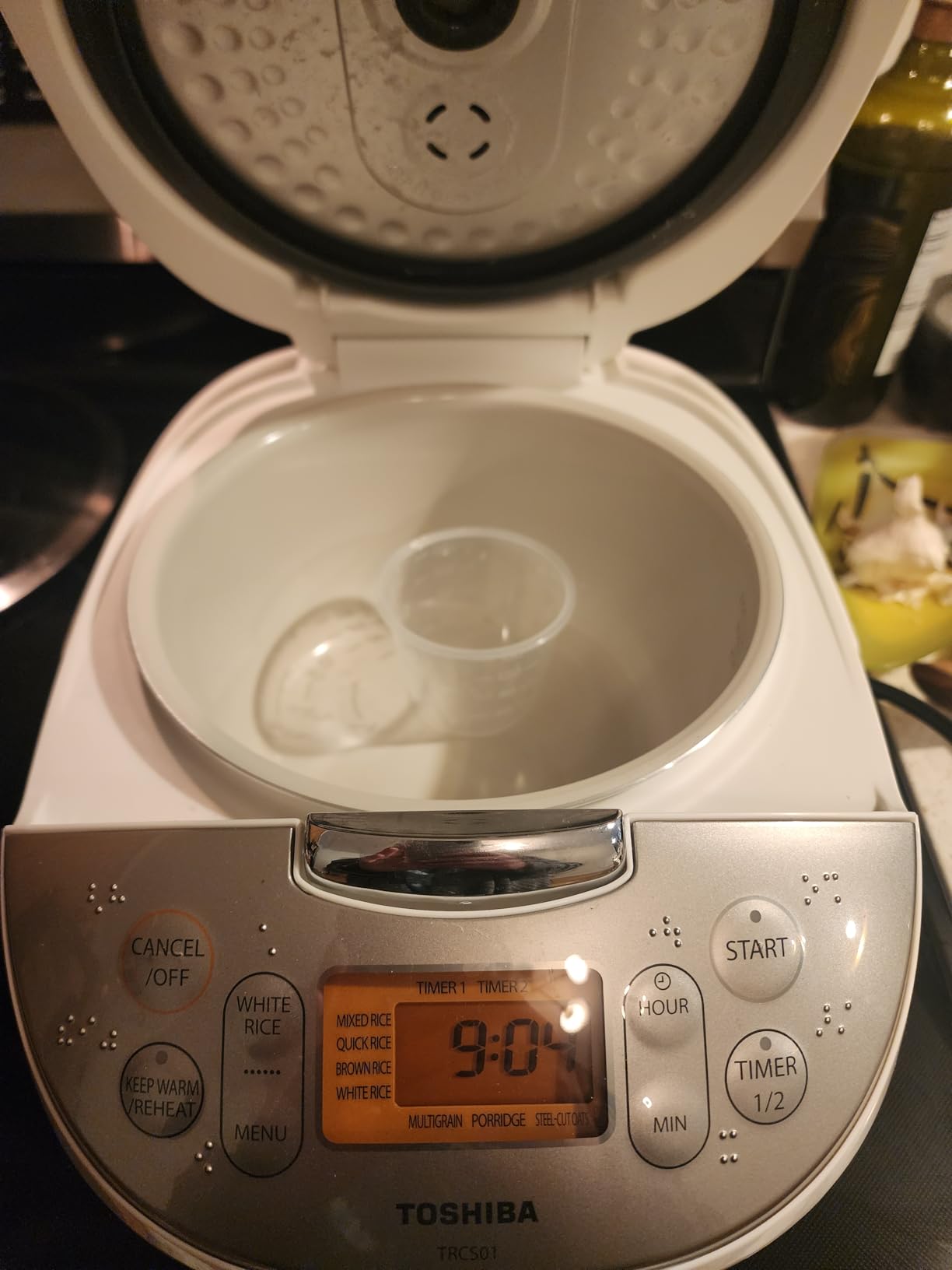 TOSHIBA Rice Cooker Induction Heating, Low Carb Low Sugar Digital Steamer, 5.5 Cups Uncooked Japanese Rice Cooker, 8 Cooking Functions, 24H Timer & Auto Keep Warm customer photo 1